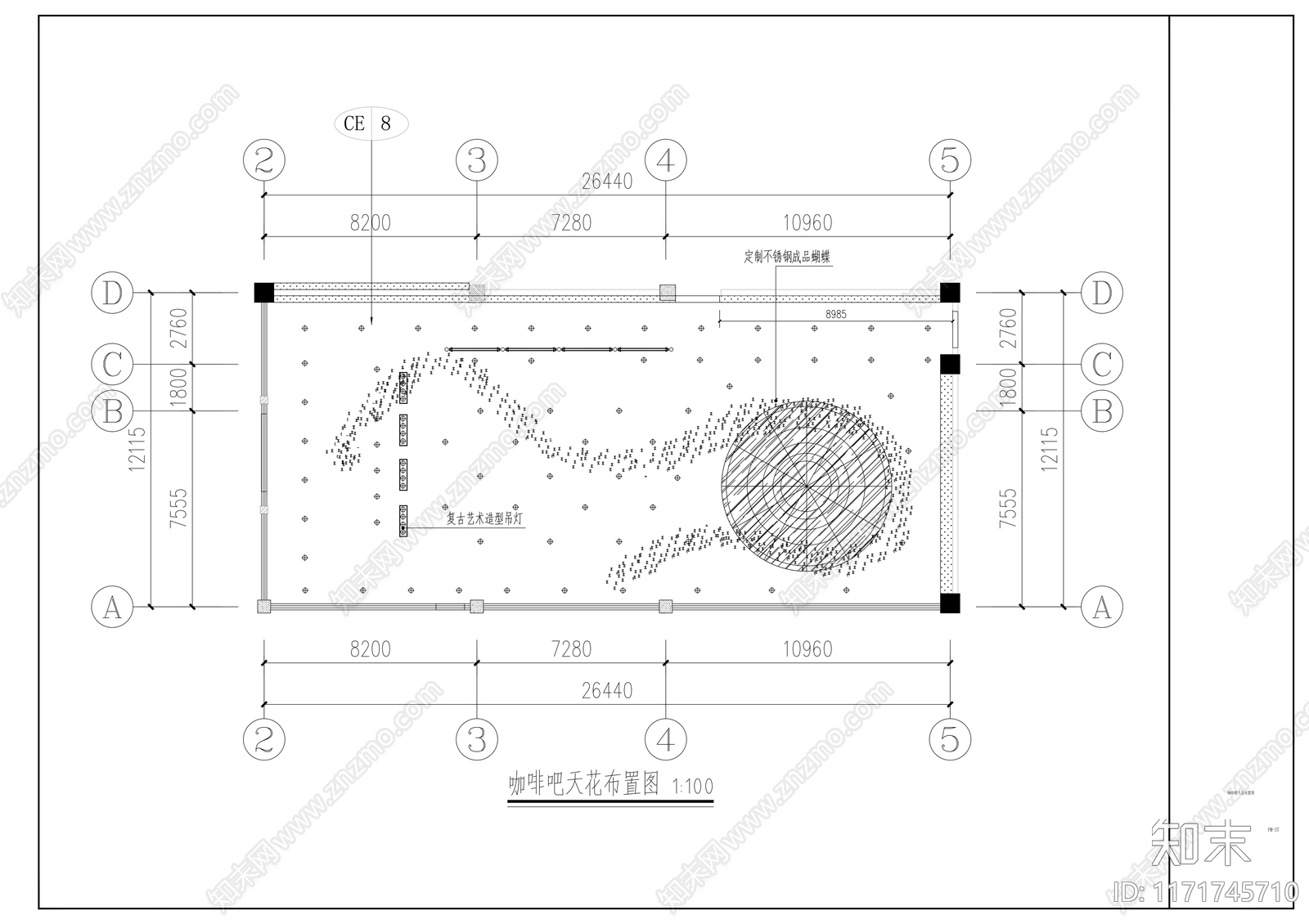 现代整体办公空间cad施工图下载【ID:1171745710】