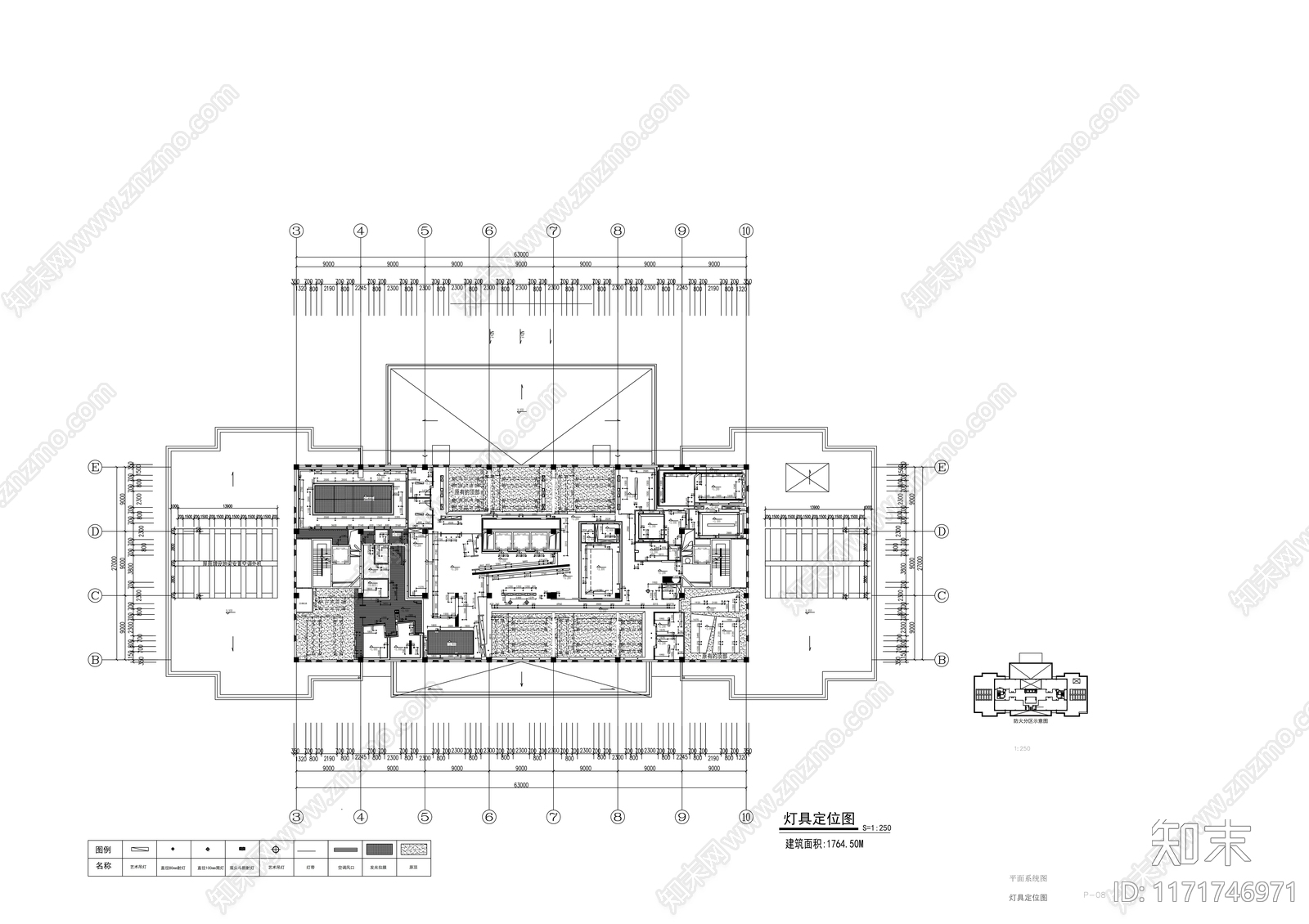 现代整体办公空间cad施工图下载【ID:1171746971】