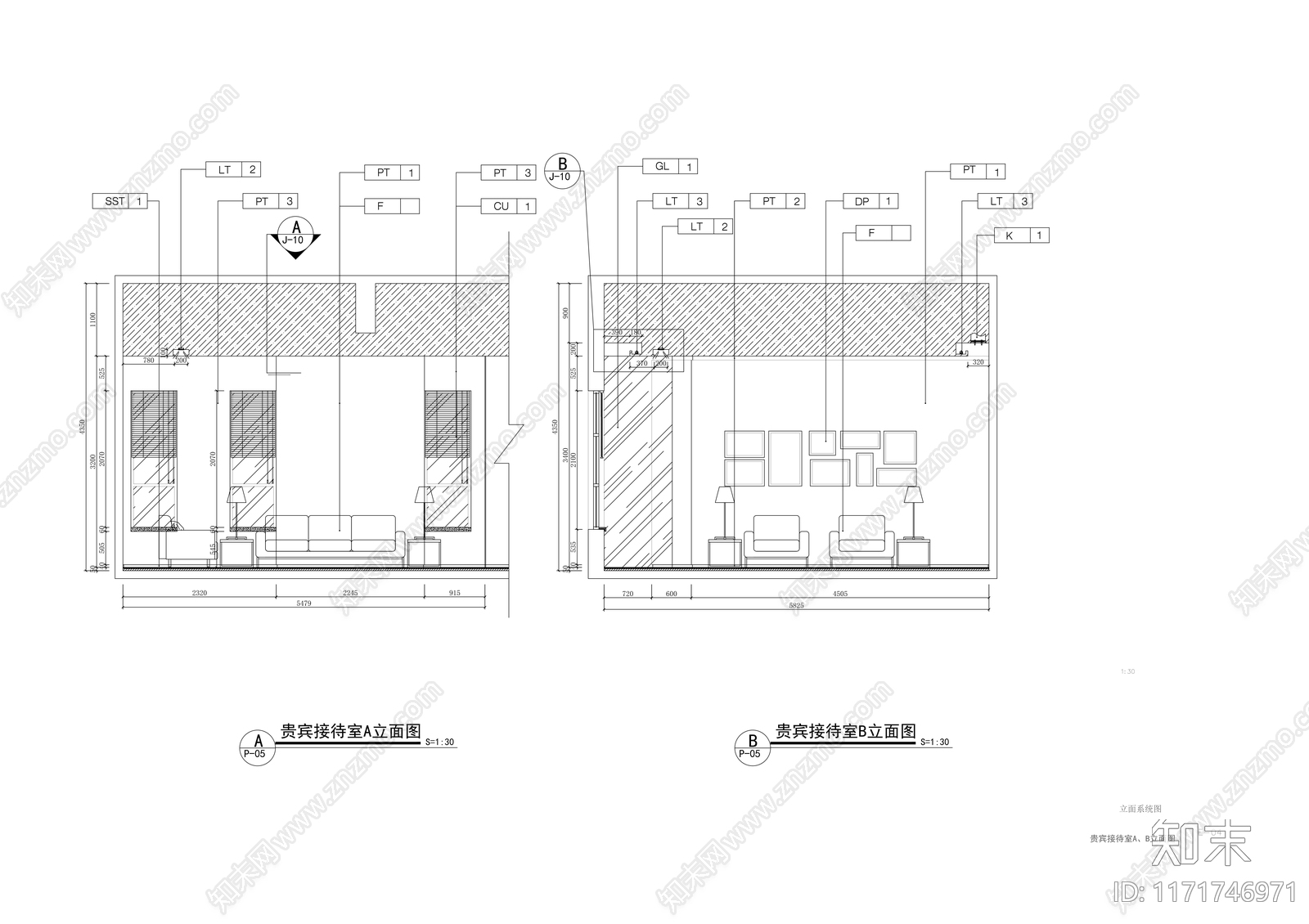 现代整体办公空间cad施工图下载【ID:1171746971】