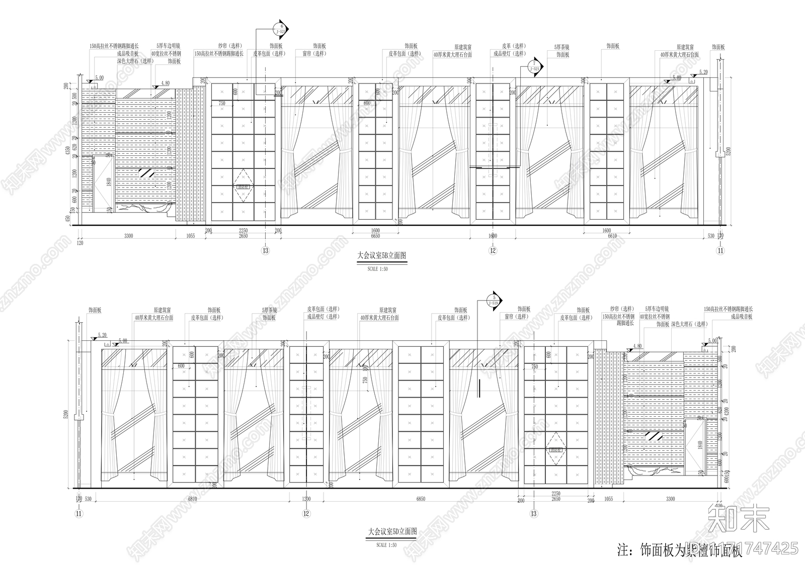 现代整体办公空间cad施工图下载【ID:1171747425】