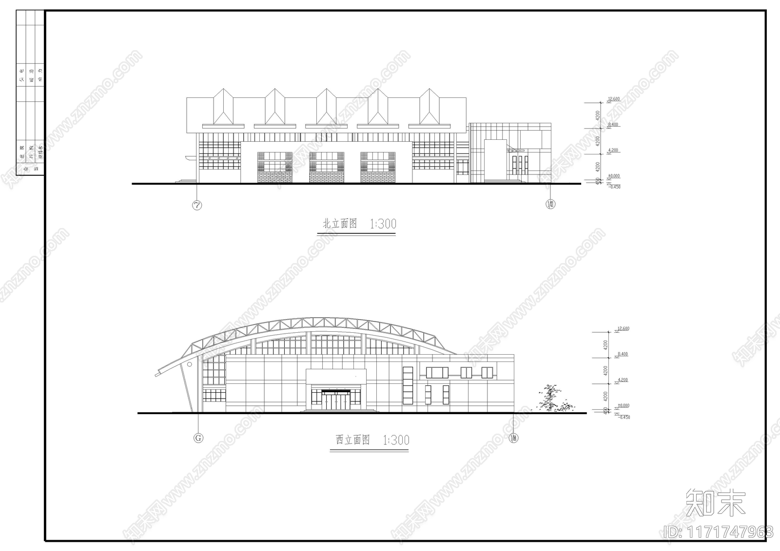 现代学校建筑cad施工图下载【ID:1171747963】