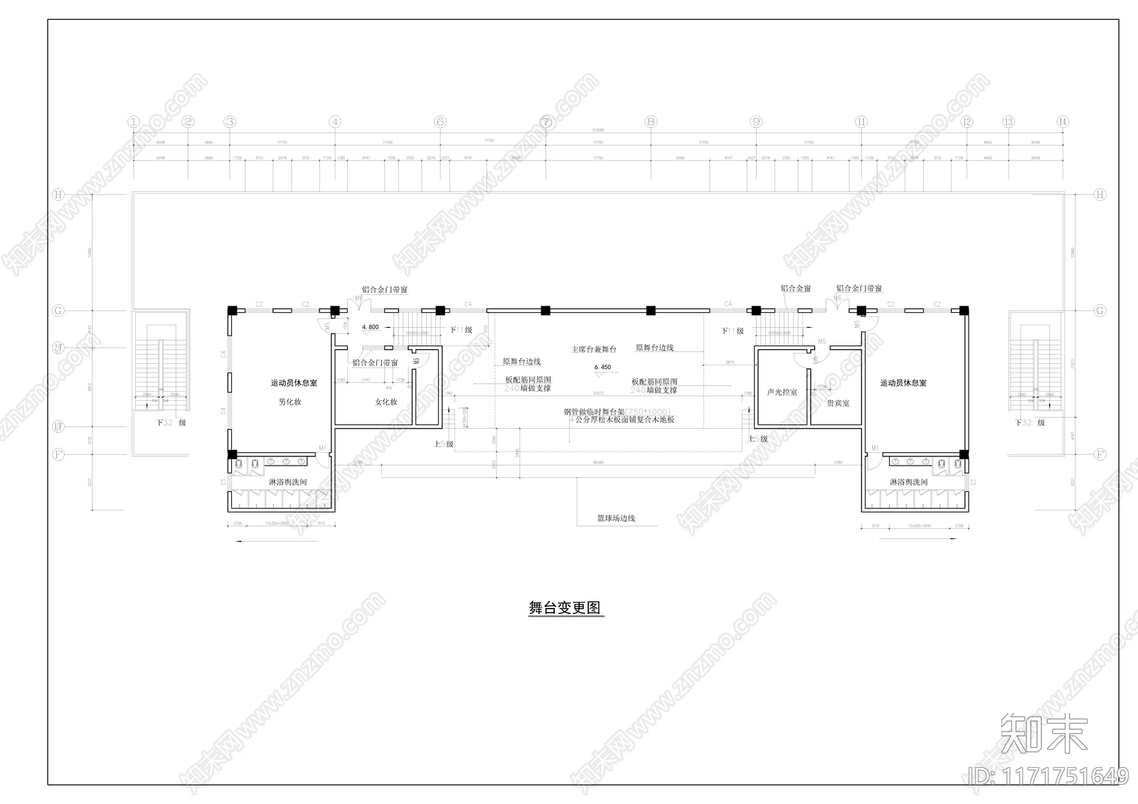 现代学校建筑cad施工图下载【ID:1171751649】