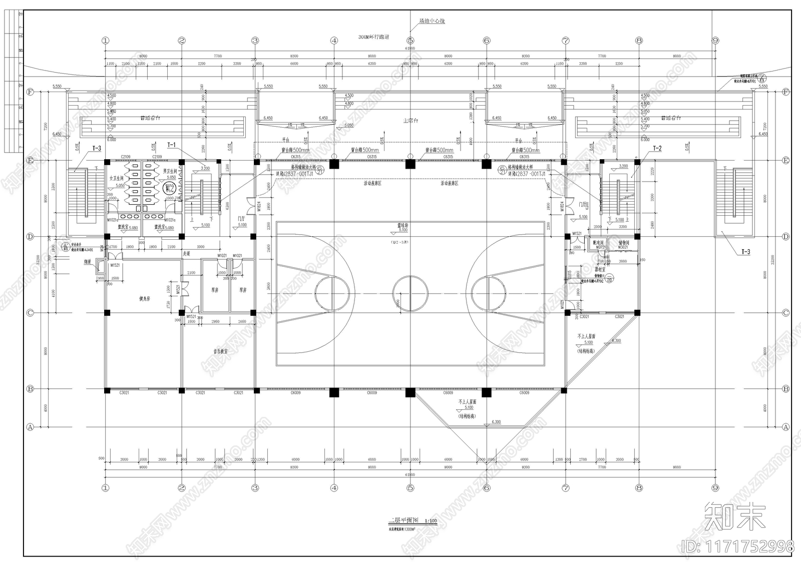 现代学校建筑cad施工图下载【ID:1171752998】