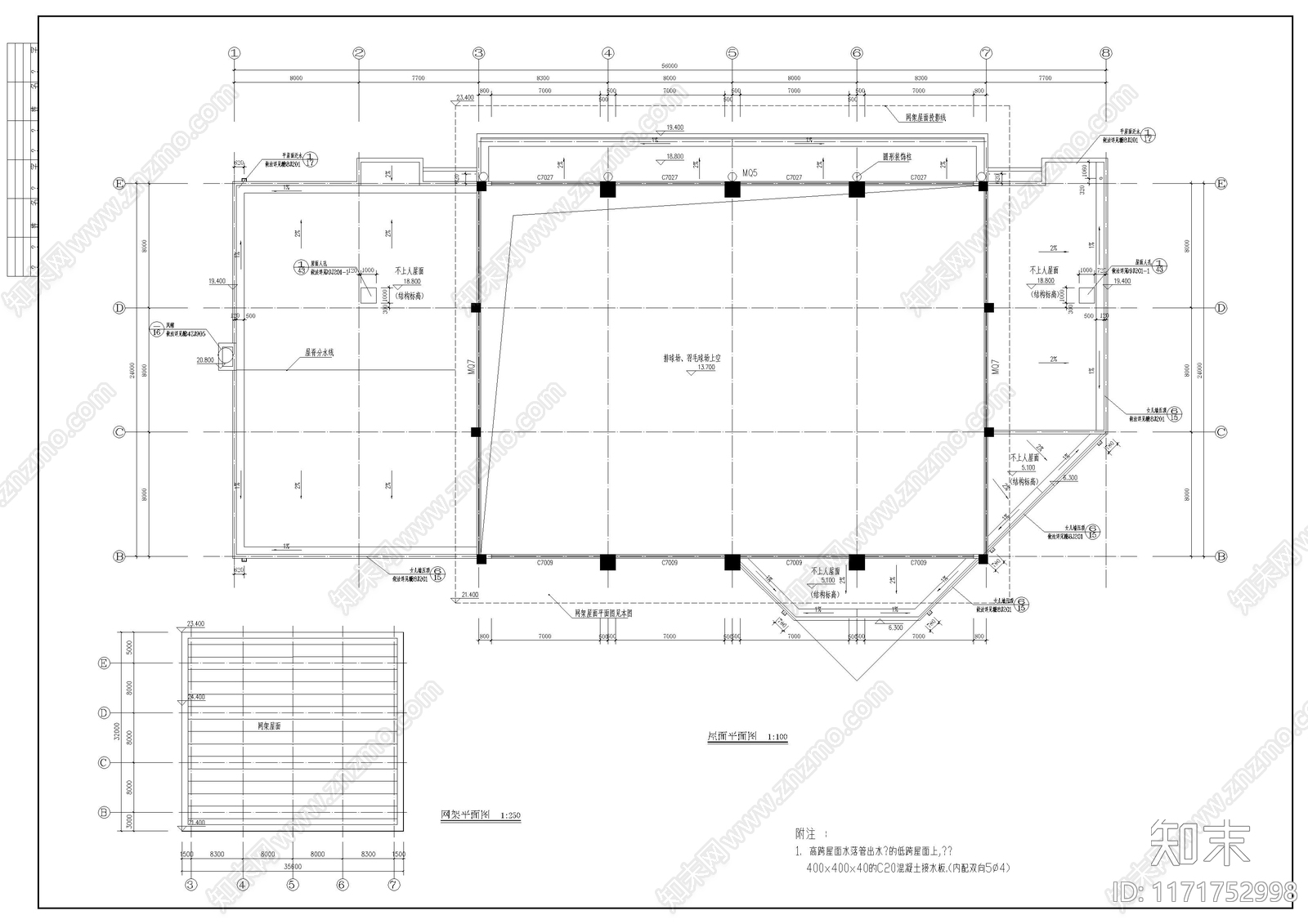 现代学校建筑cad施工图下载【ID:1171752998】