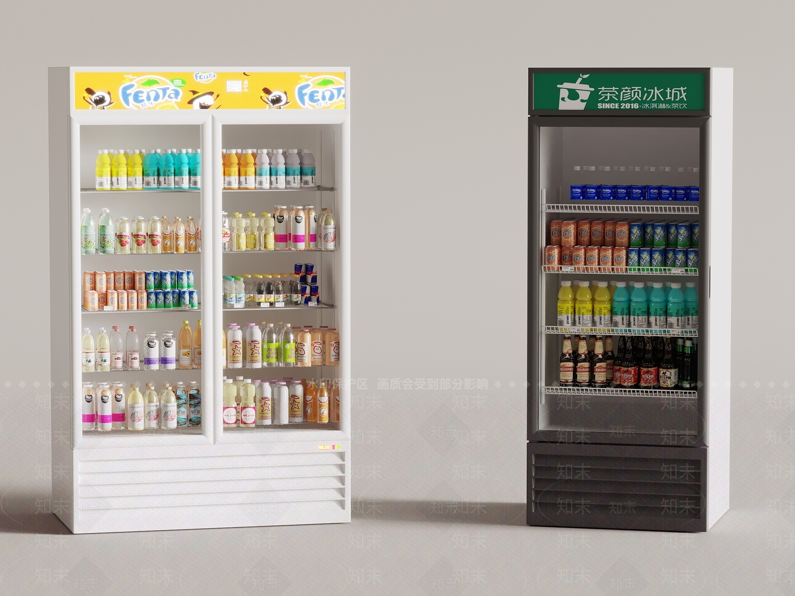 冰柜SU模型下载【ID:1171753036】