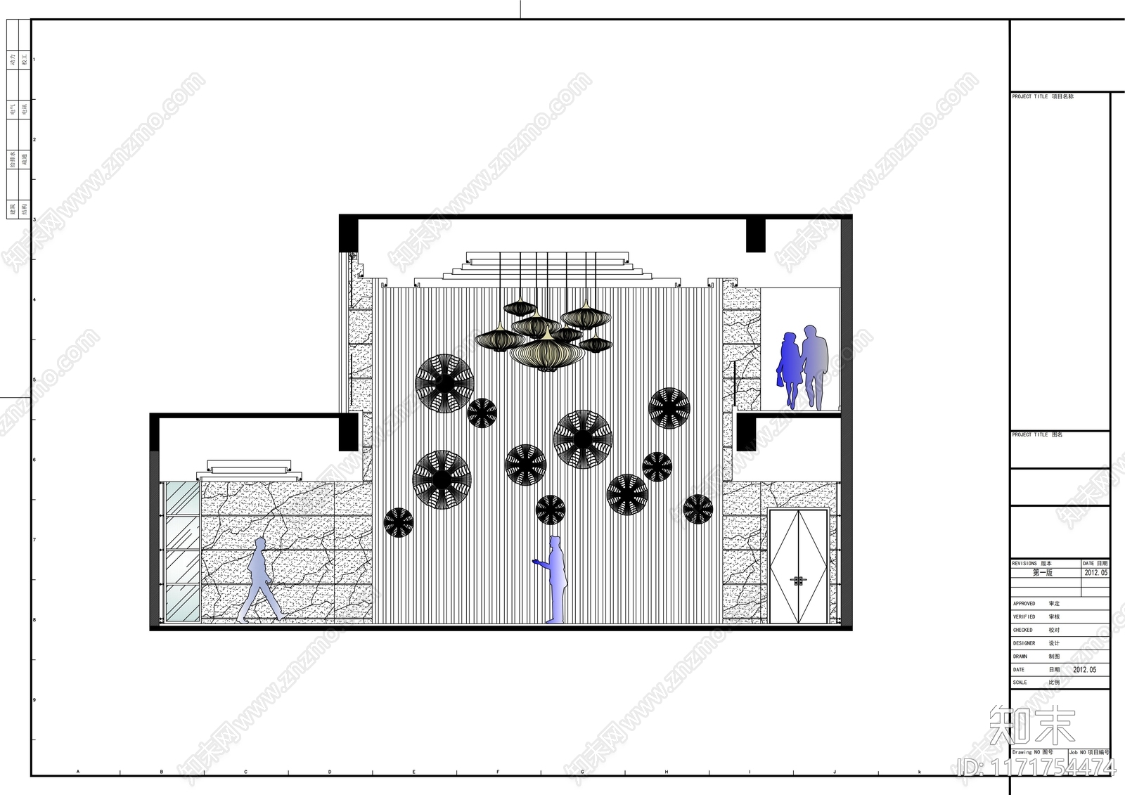 现代整体办公空间cad施工图下载【ID:1171754474】