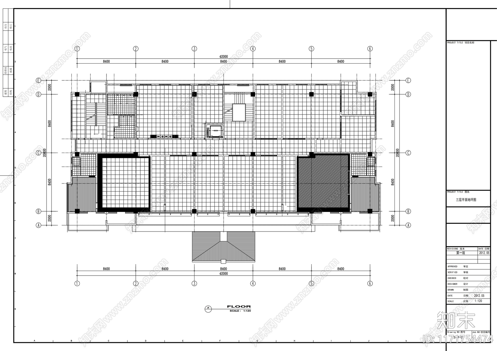 现代整体办公空间cad施工图下载【ID:1171754474】