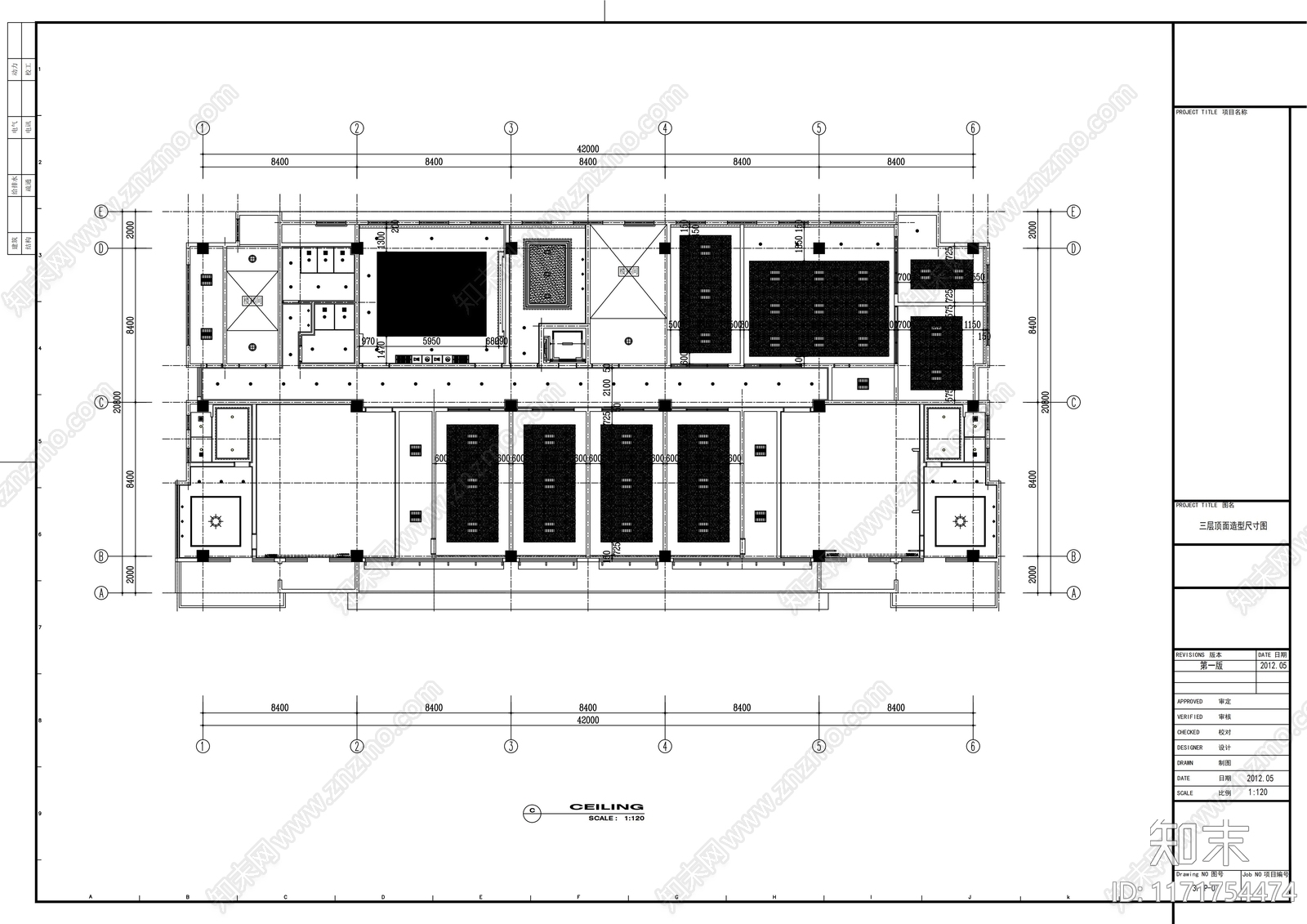 现代整体办公空间cad施工图下载【ID:1171754474】