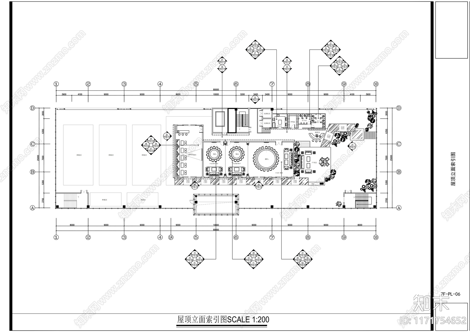 现代整体办公空间cad施工图下载【ID:1171754652】