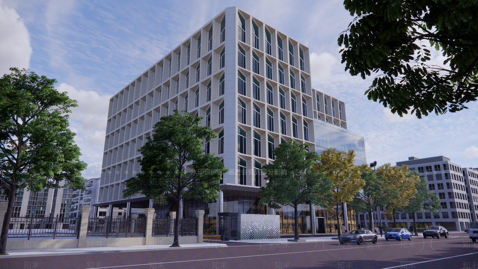 现代其他商业建筑SU模型下载【ID:1172550564】