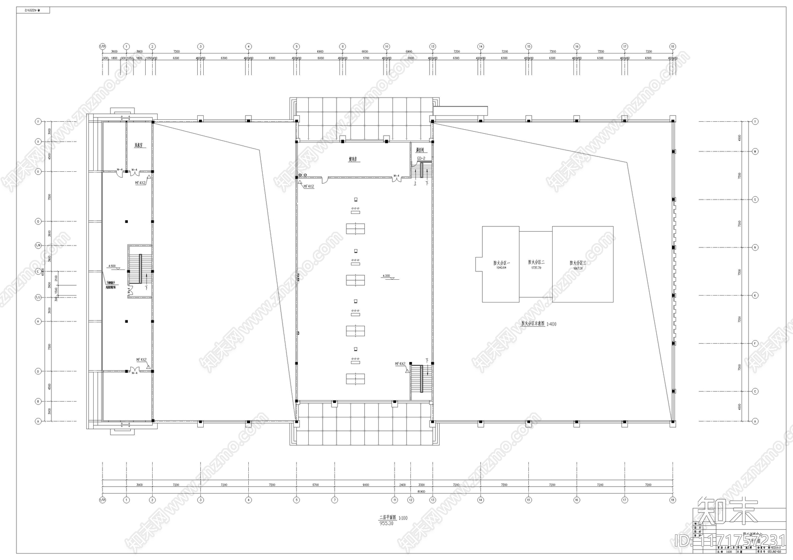 现代学校建筑cad施工图下载【ID:1171757231】