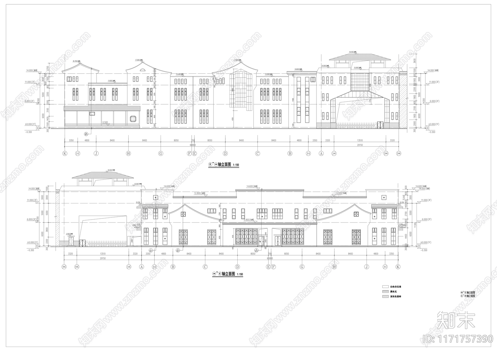 现代其他建筑cad施工图下载【ID:1171757390】