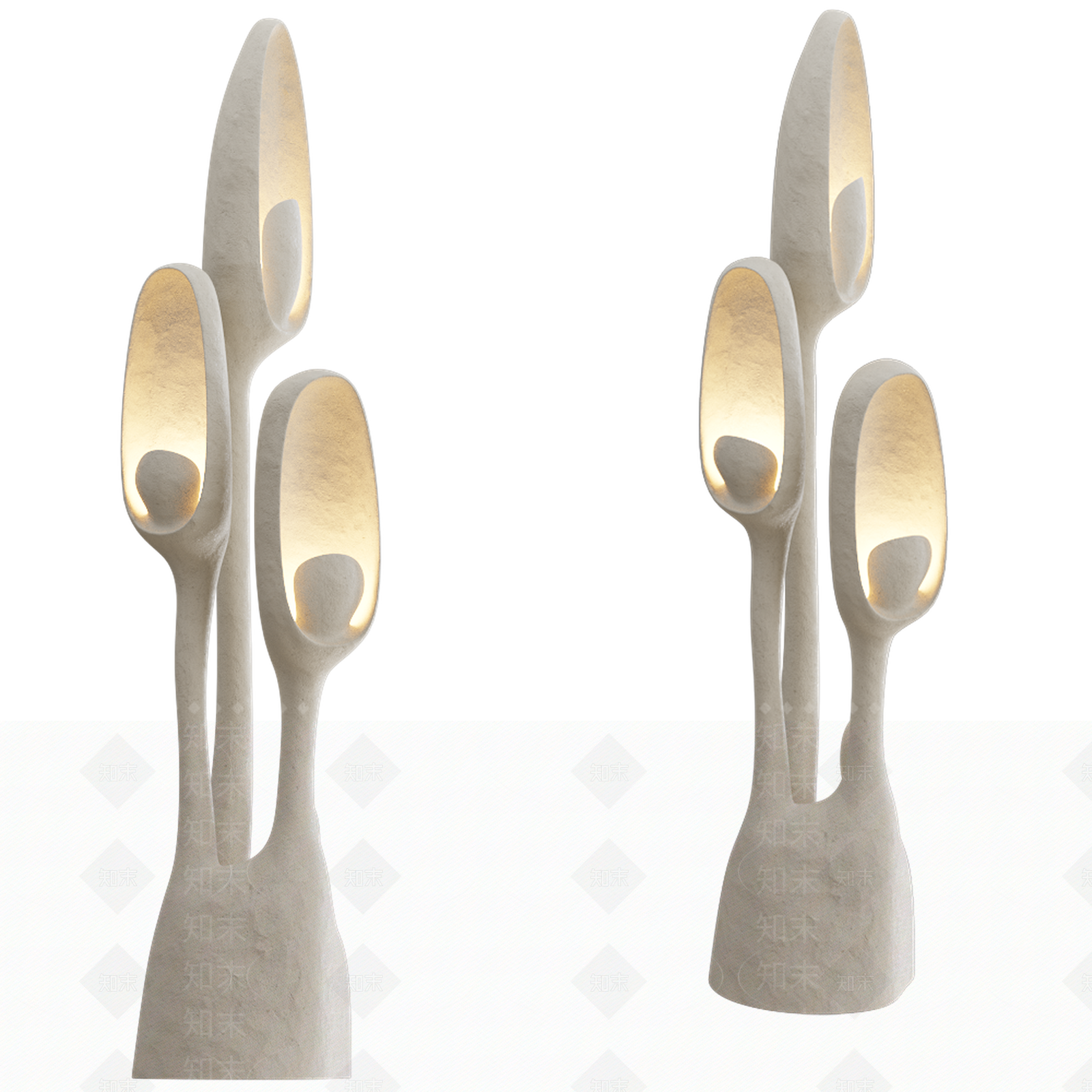 欧式美式落地灯SU模型下载【ID:1171767131】