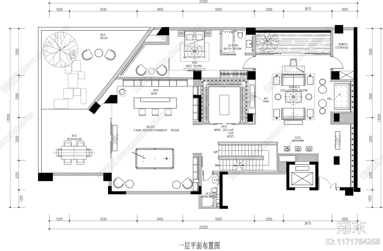 现代民宿施工图下载【ID:1171764268】