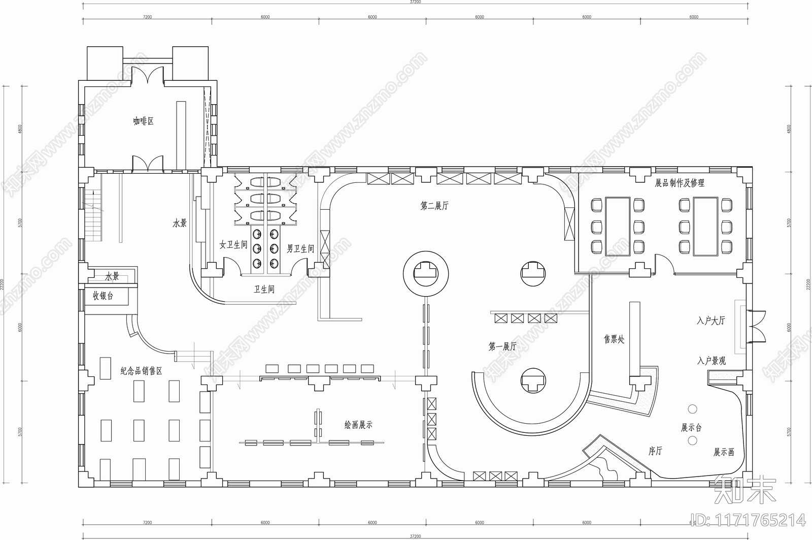 工装平面图施工图下载【ID:1171765214】