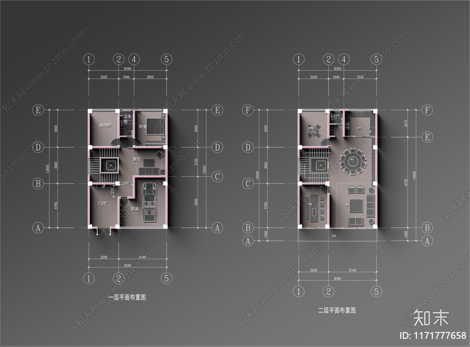 别墅施工图下载【ID:1171777658】