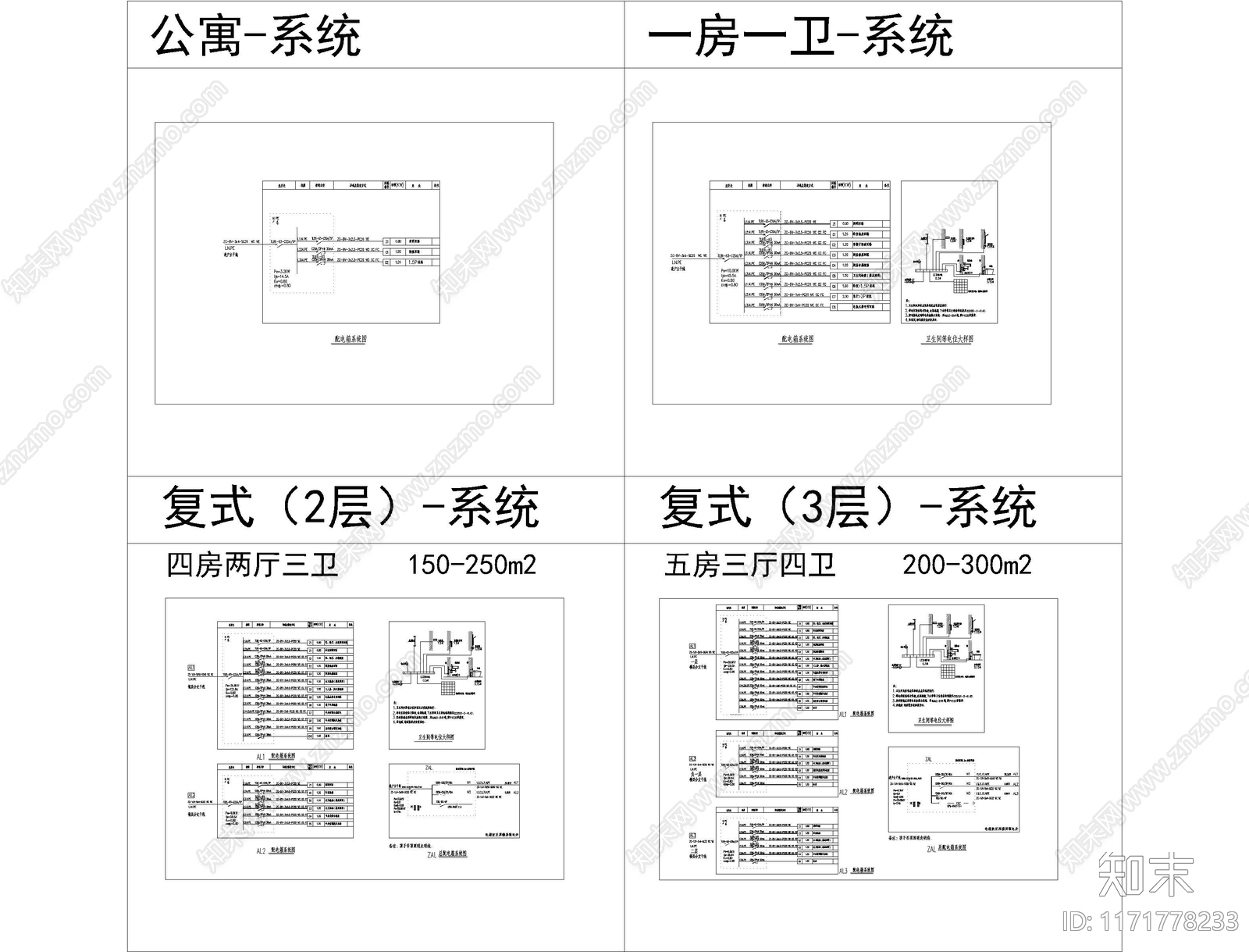 电气图cad施工图下载【ID:1171778233】