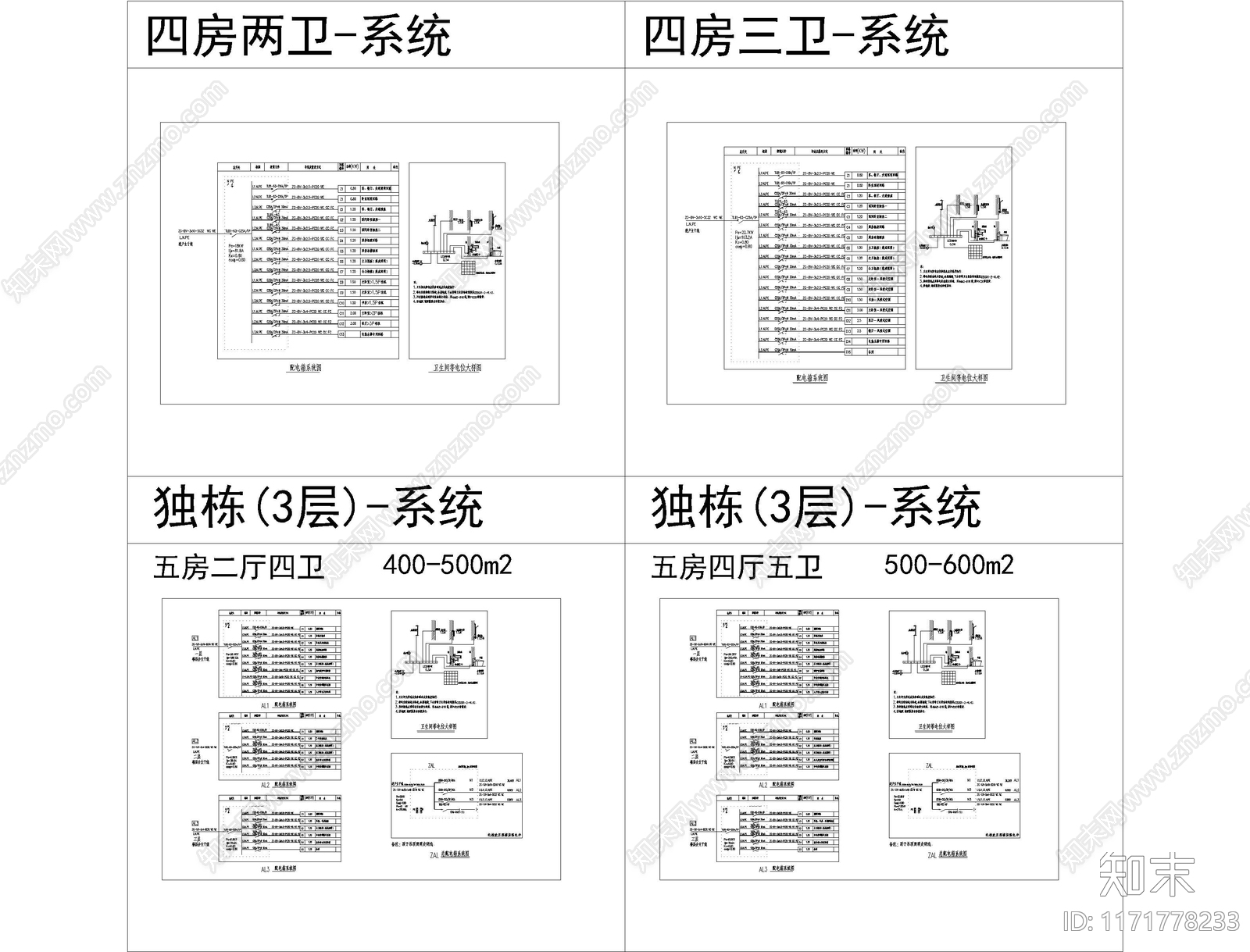 电气图cad施工图下载【ID:1171778233】