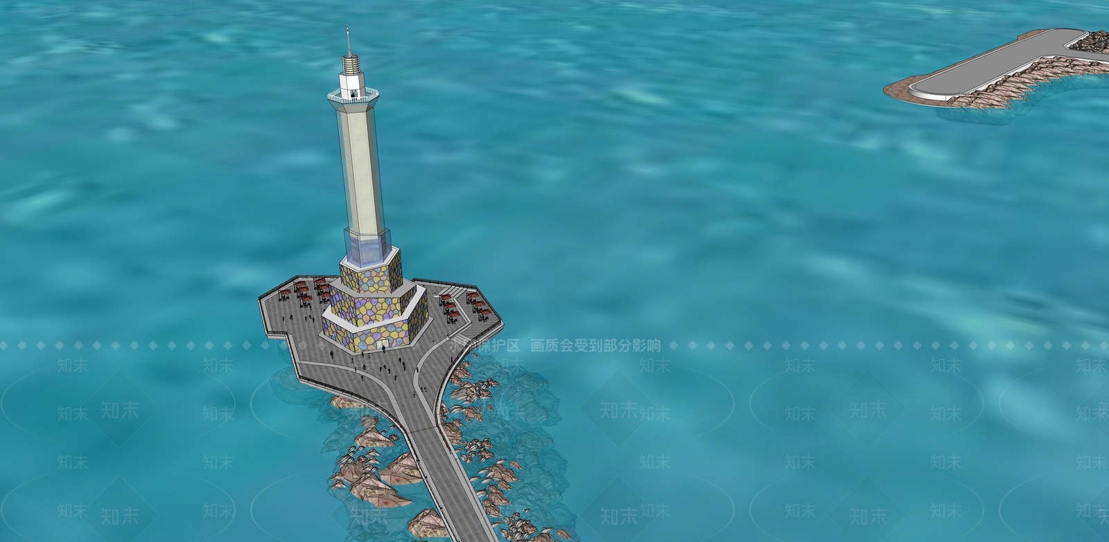 现代塔楼SU模型下载【ID:1171782974】