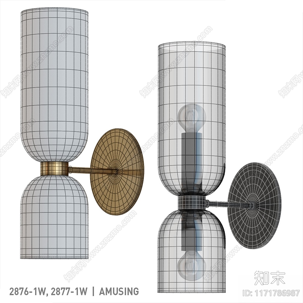 壁灯3D模型下载【ID:1171786987】