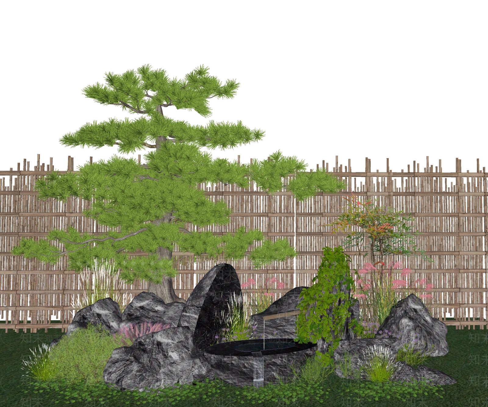 植物组合SU模型下载【ID:1171793188】
