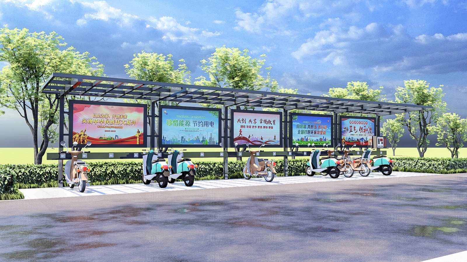 充电桩SU模型下载【ID:1171812917】