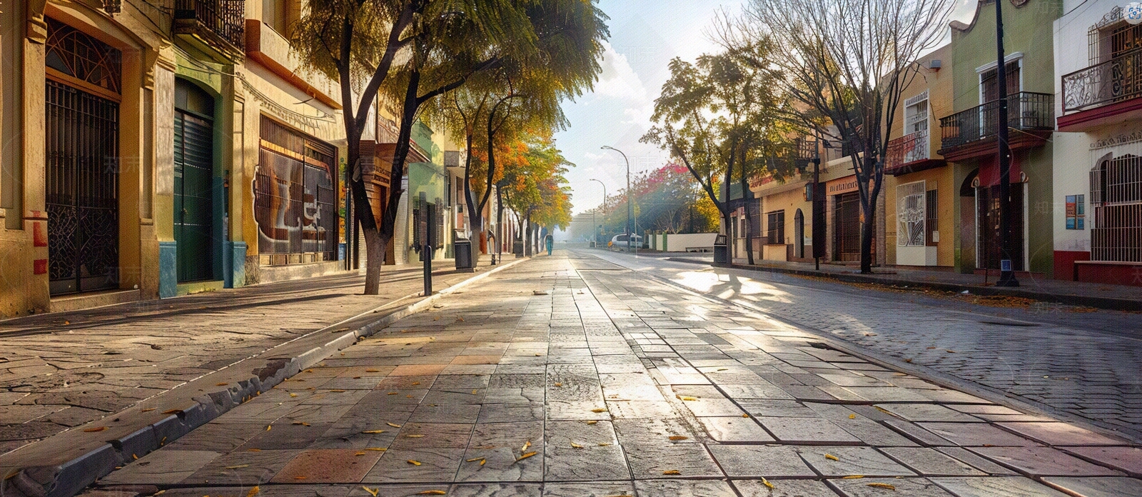 现代街道外景贴图下载【ID:1171813302】