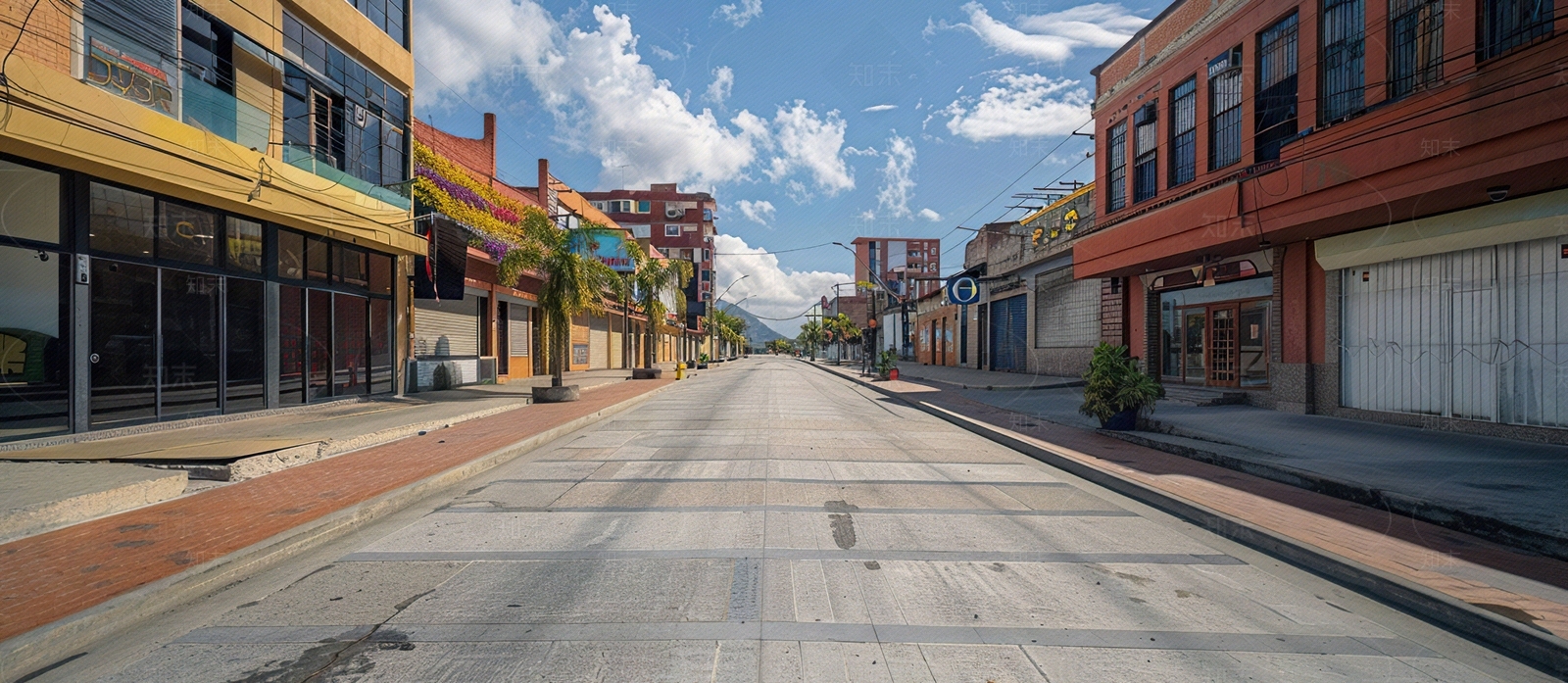 现代街道外景贴图下载【ID:1171813389】