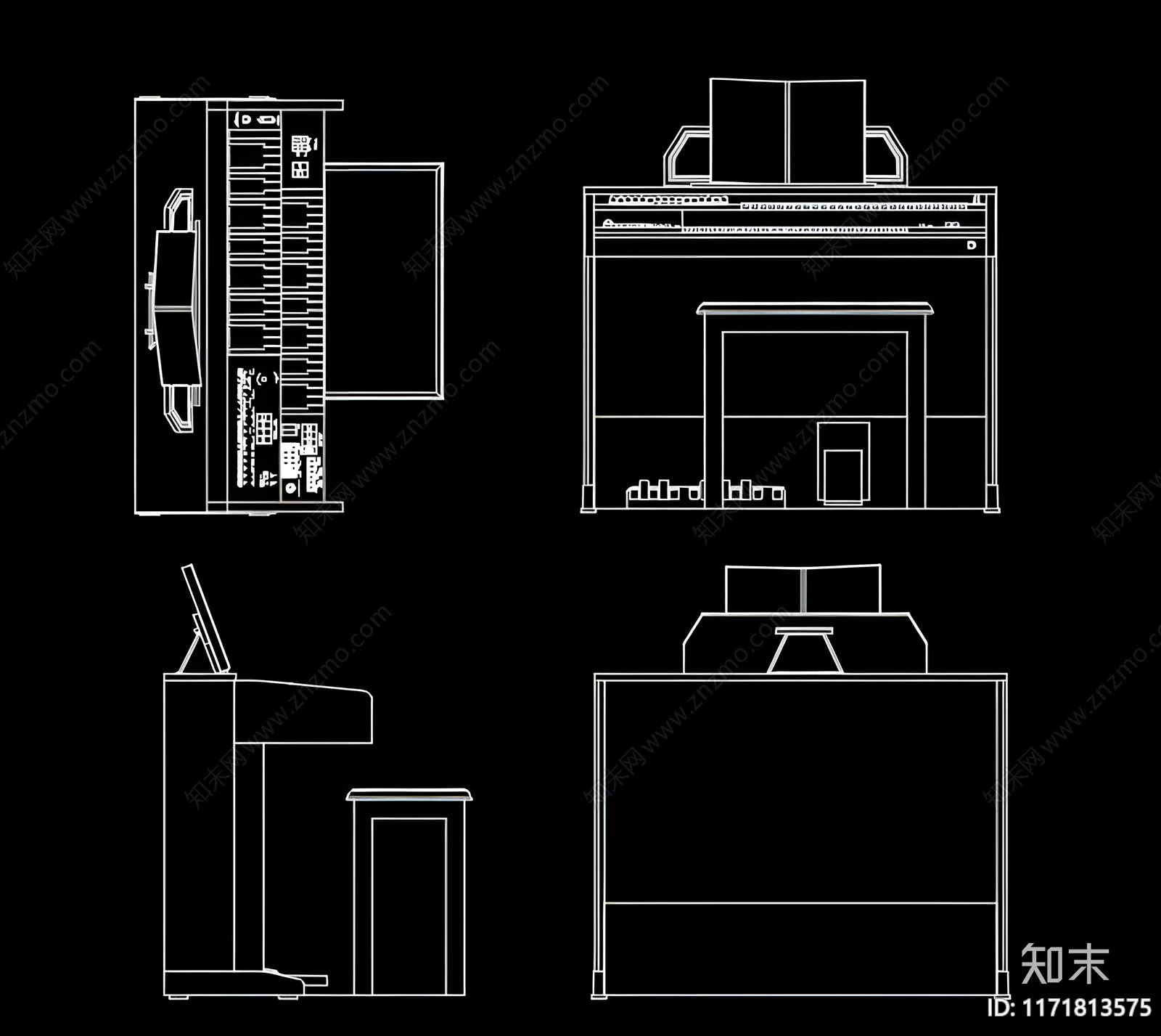 现代乐器施工图下载【ID:1171813575】