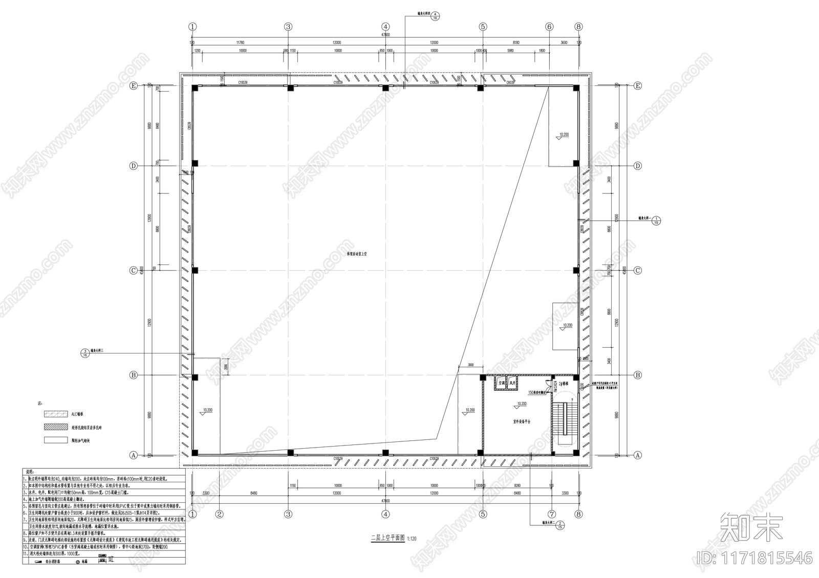 现代学校建筑cad施工图下载【ID:1171815546】