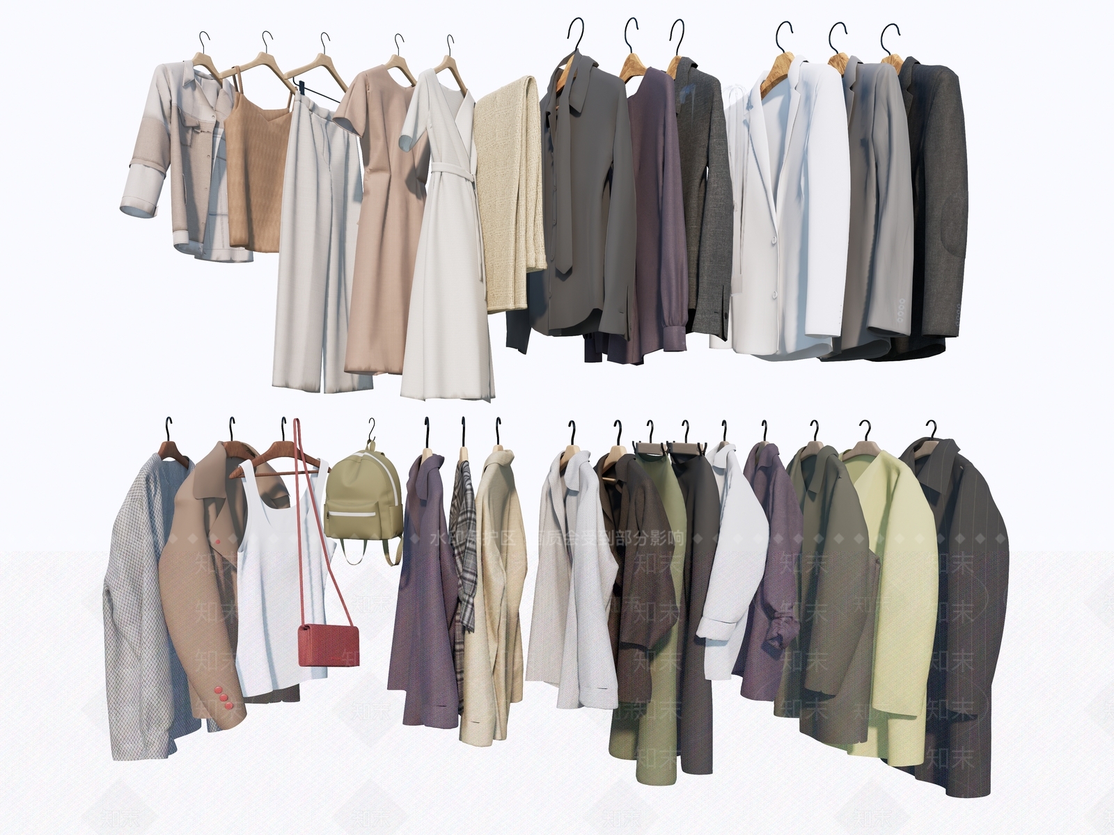 衣服SU模型下载【ID:1171816009】
