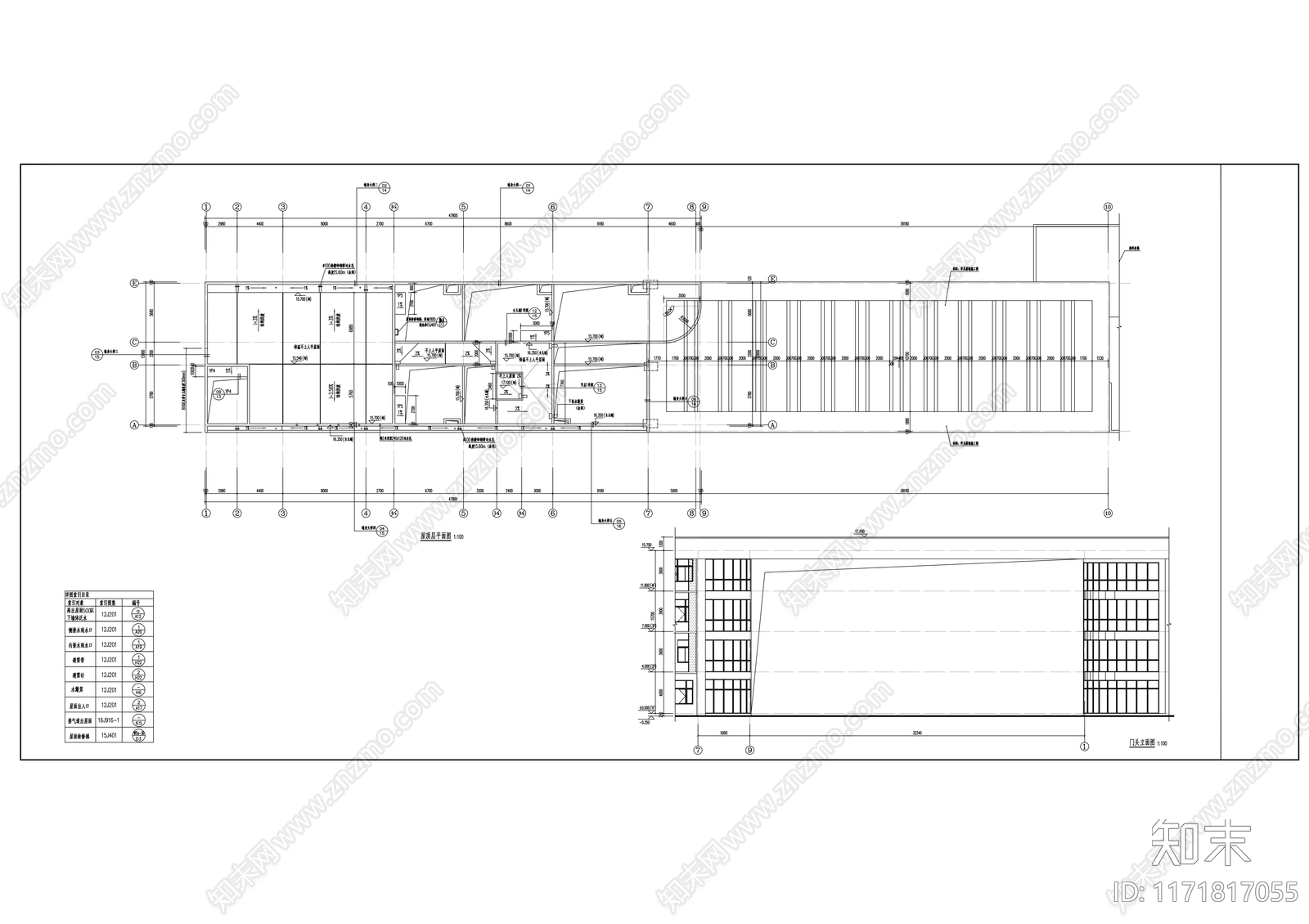 现代学校建筑cad施工图下载【ID:1171817055】