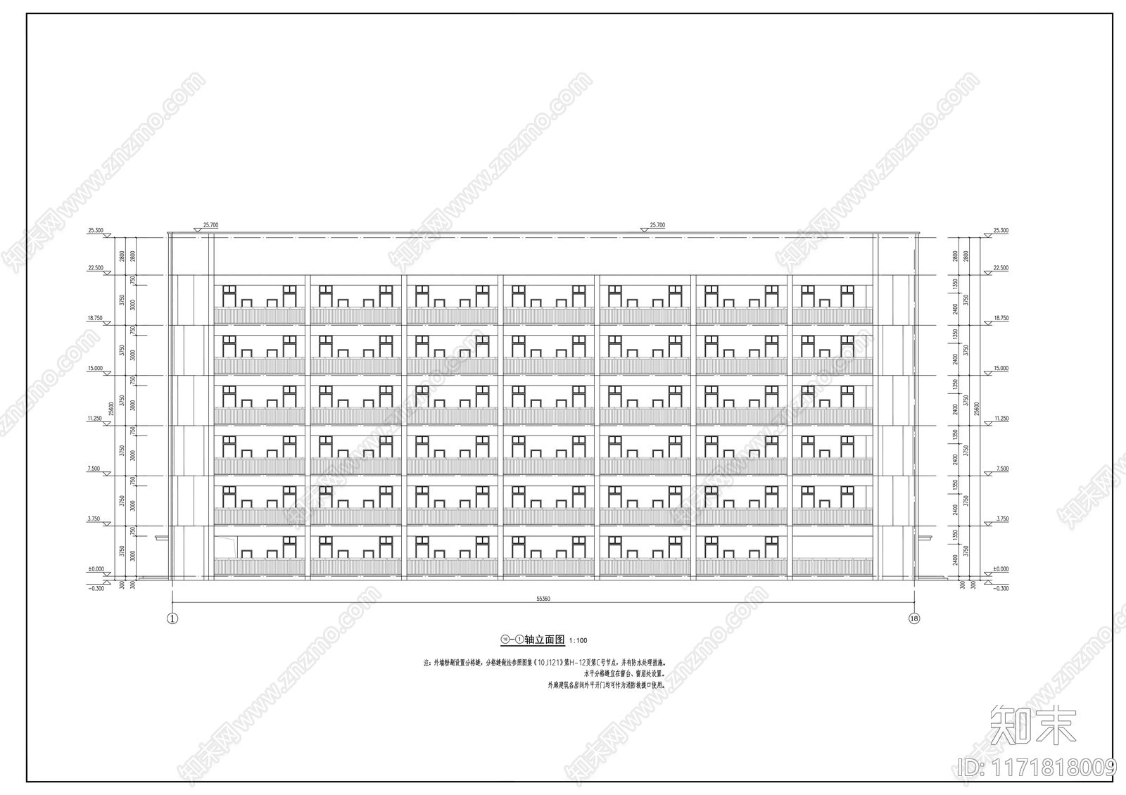 现代学校建筑施工图下载【ID:1171818009】