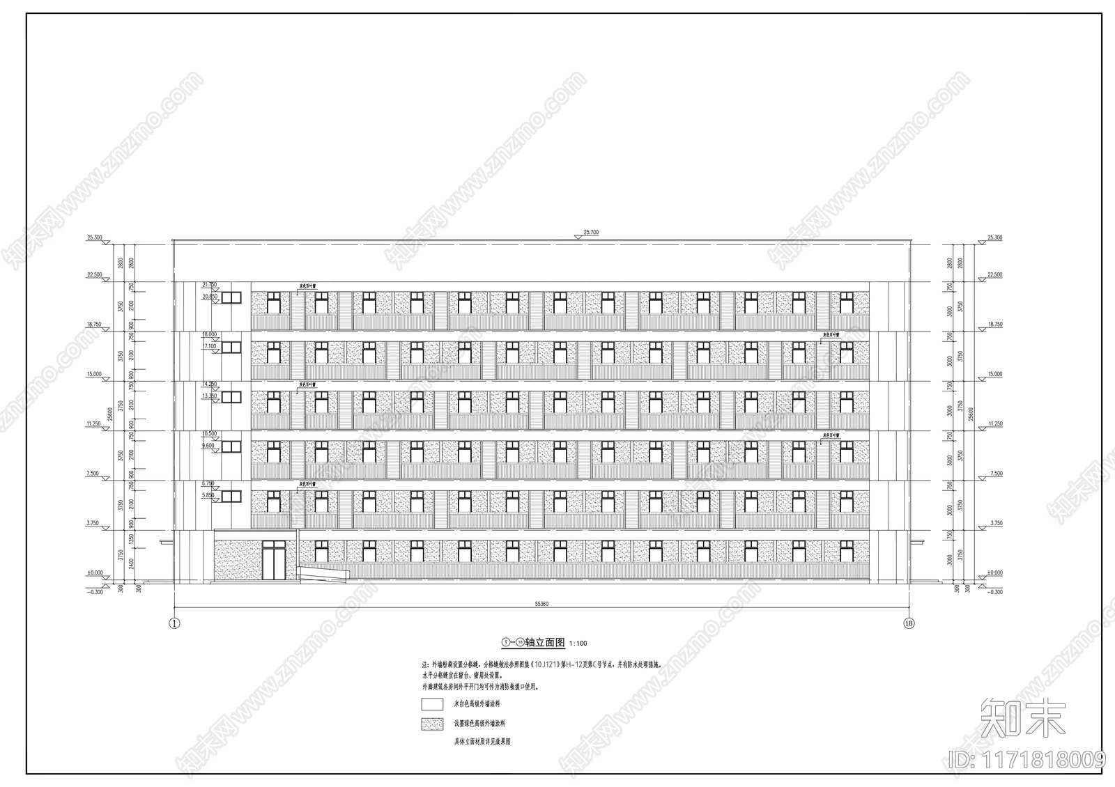 现代学校建筑施工图下载【ID:1171818009】