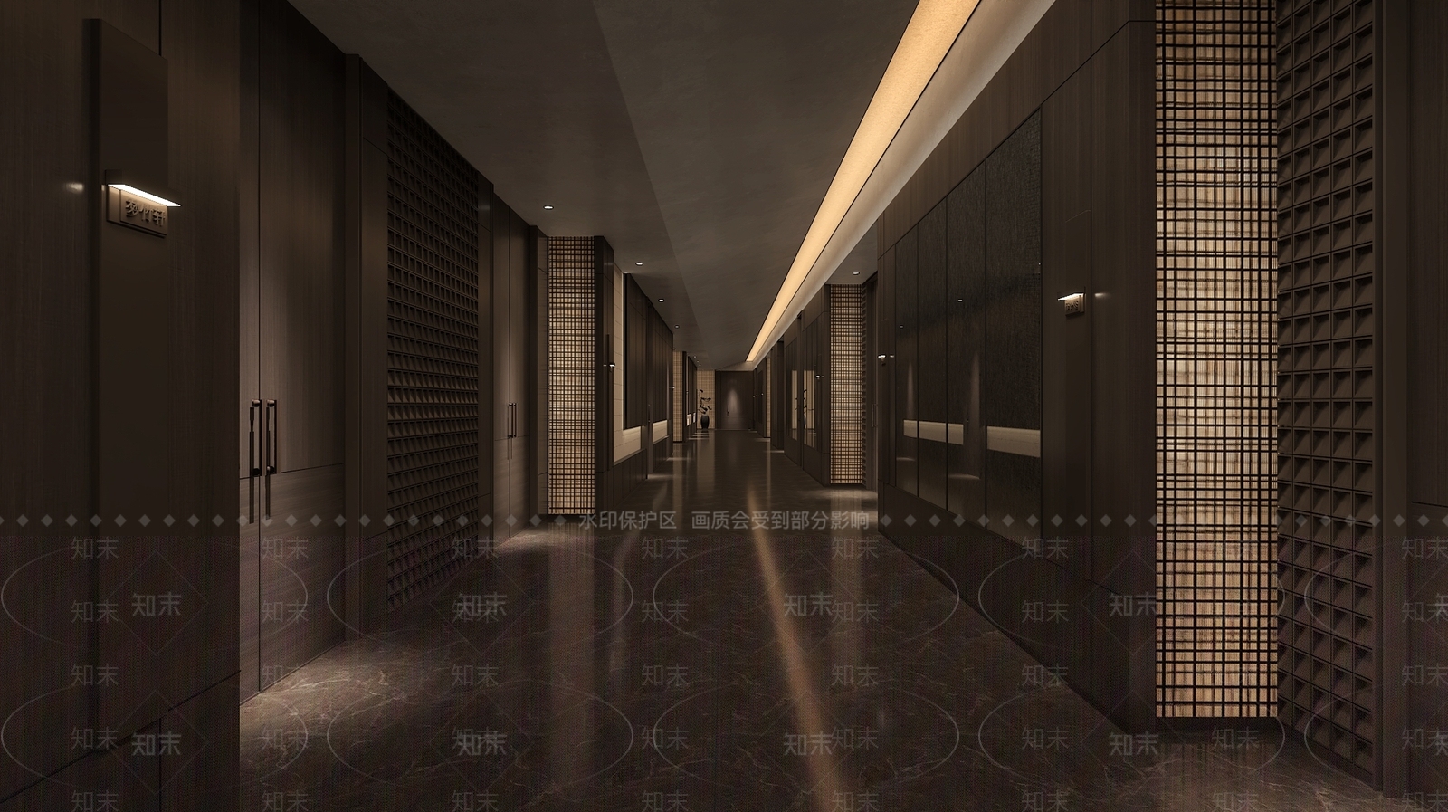 新中式现代包厢3D模型下载【ID:1171827176】