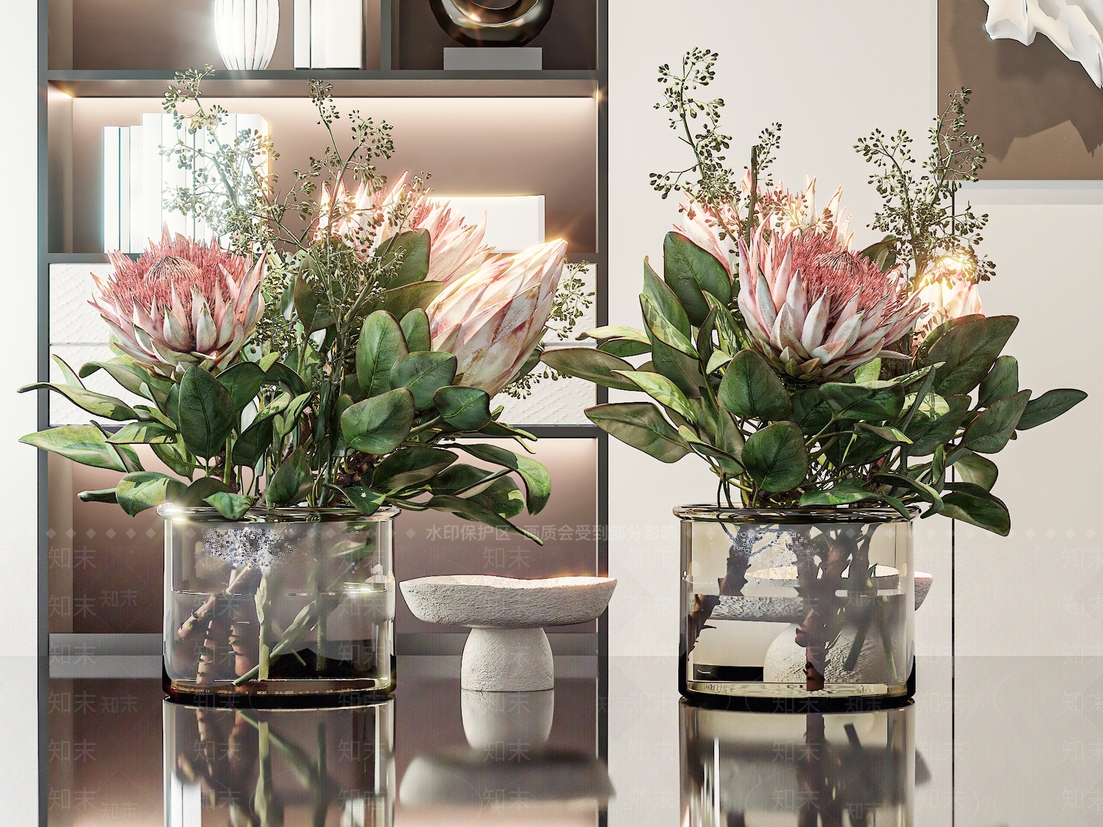 现代花艺3D模型下载【ID:1171835928】