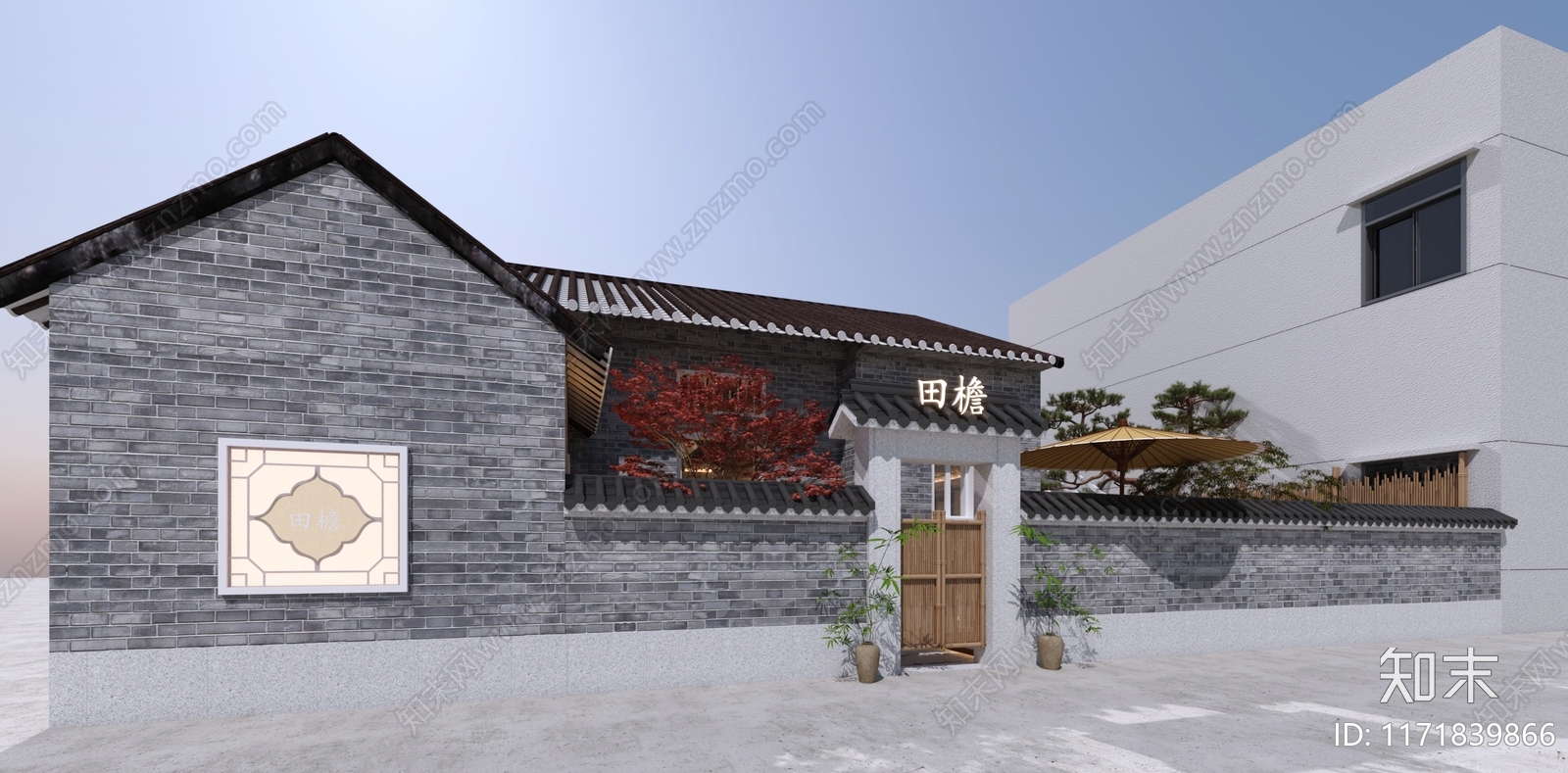 新中式中式甜品面包店3D模型下载【ID:1171839866】