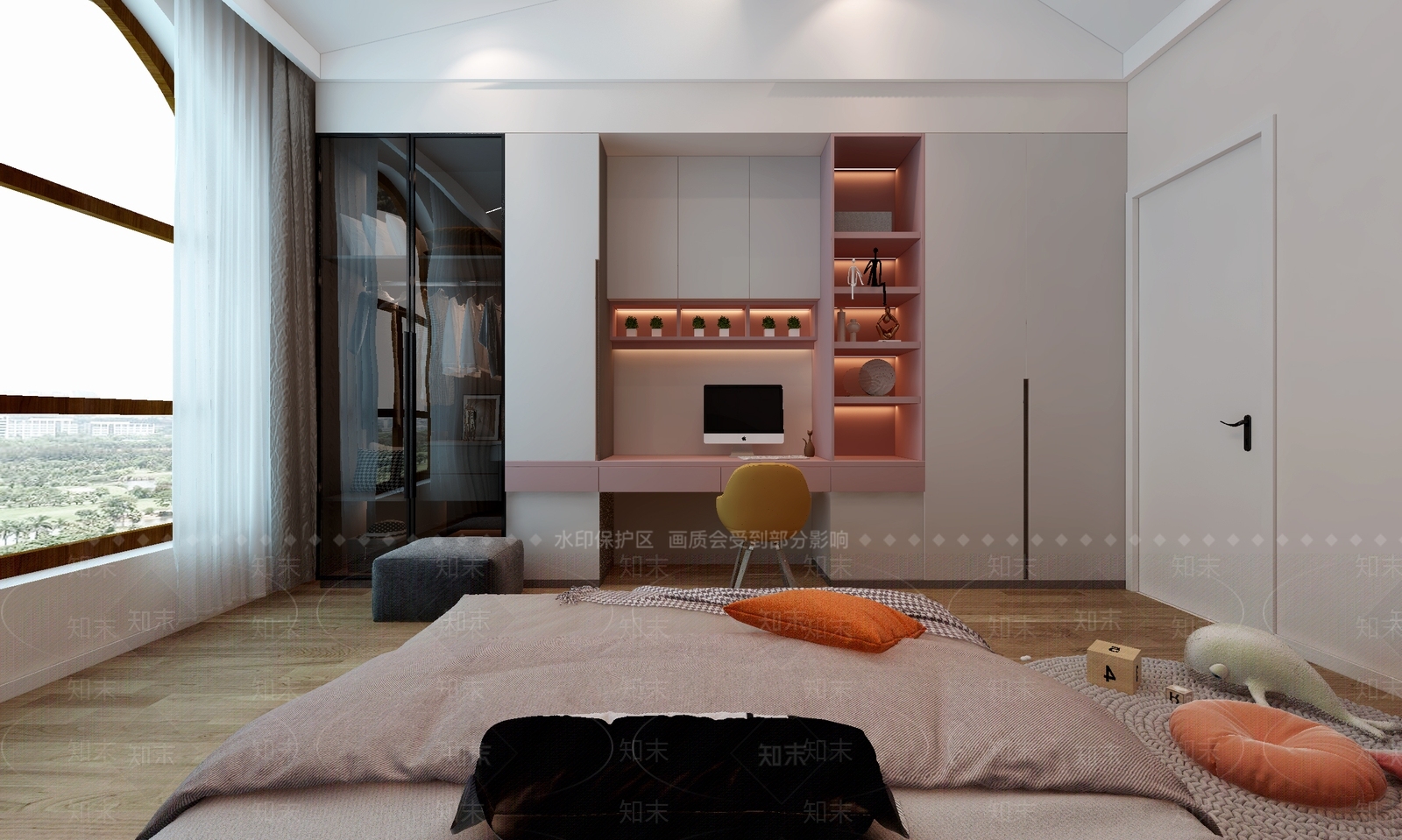 女孩房3D模型下载【ID:1171844436】