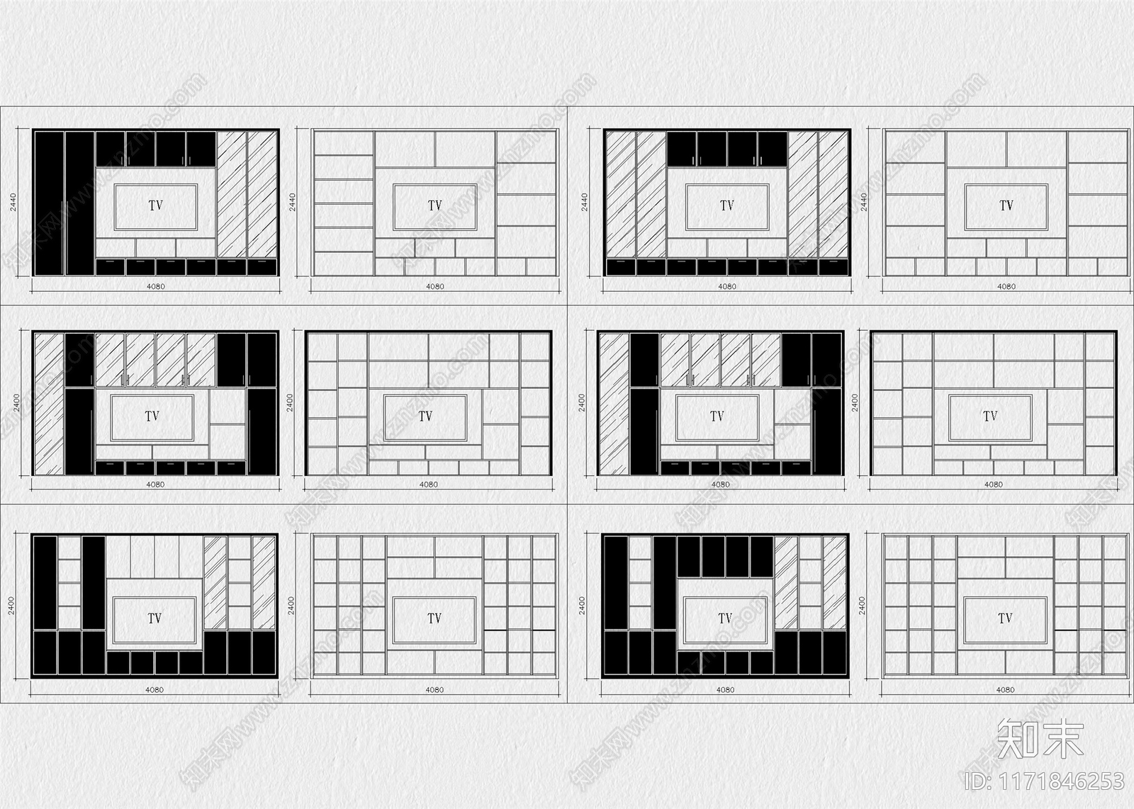 现代工装图库施工图下载【ID:1171846253】