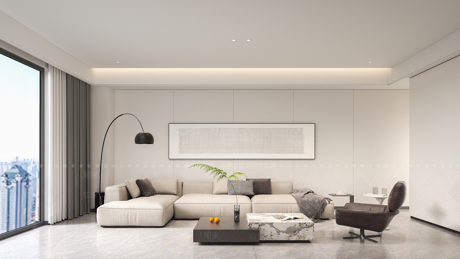 现代接待室3D模型下载【ID:1171863622】