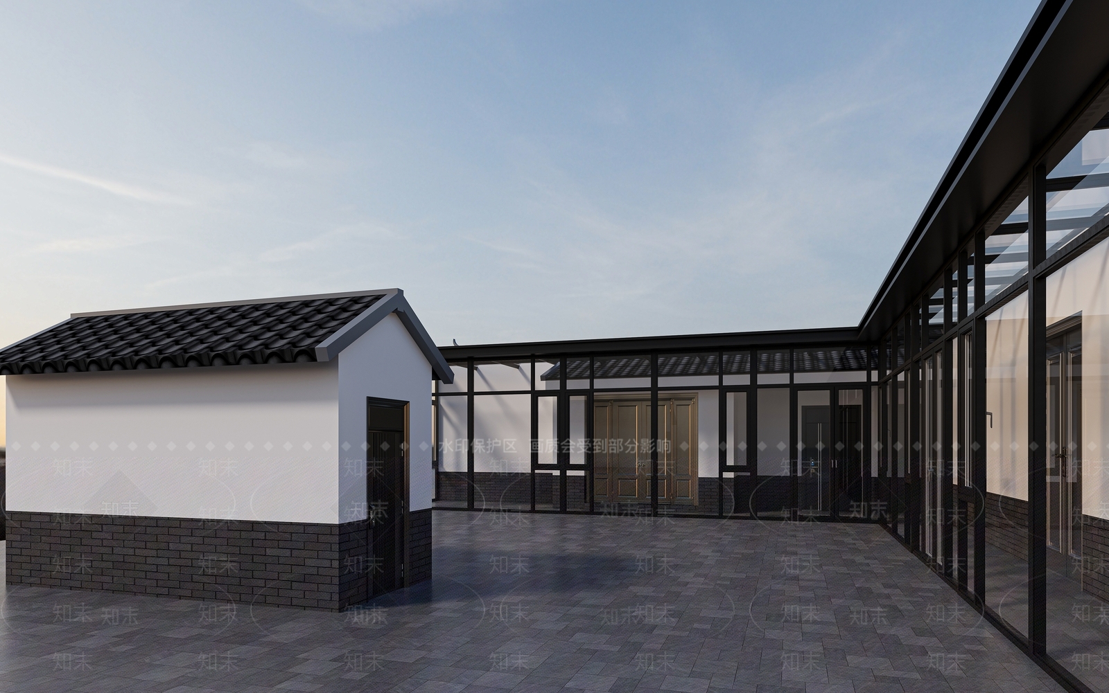 新中式其他住宅外观3D模型下载【ID:1171866801】