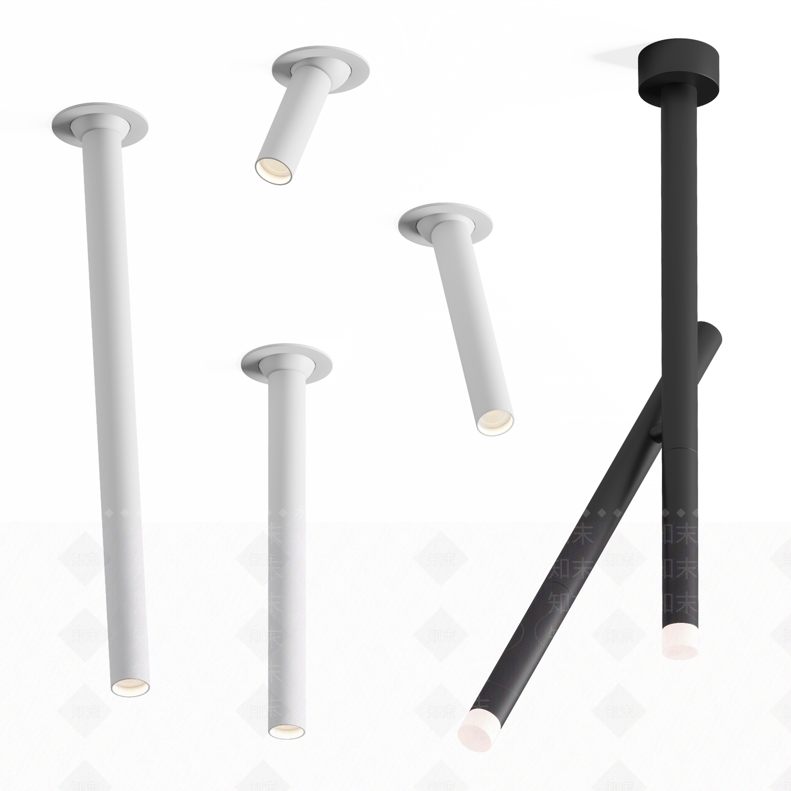 现代射灯3D模型下载【ID:1185440745】