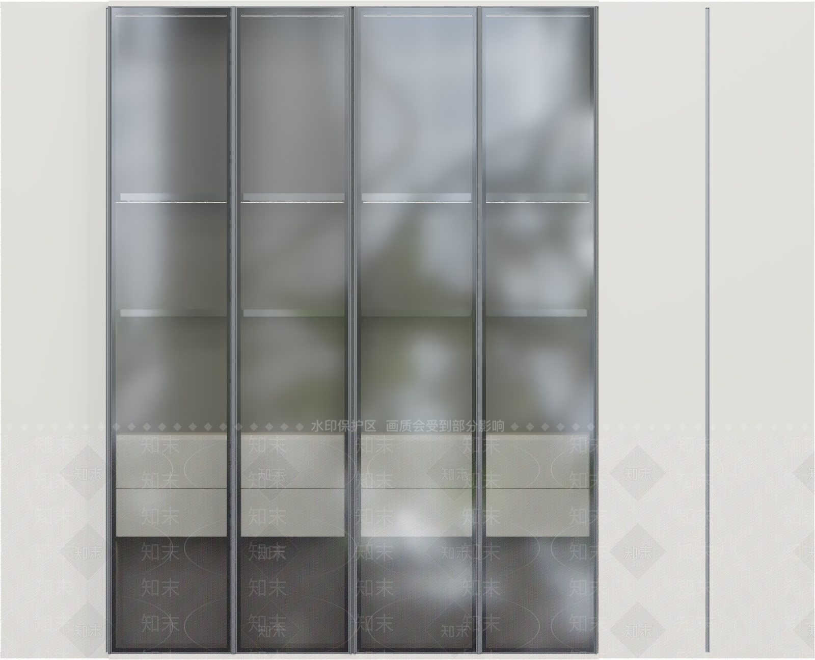 现代酒柜3D模型下载【ID:1171869859】