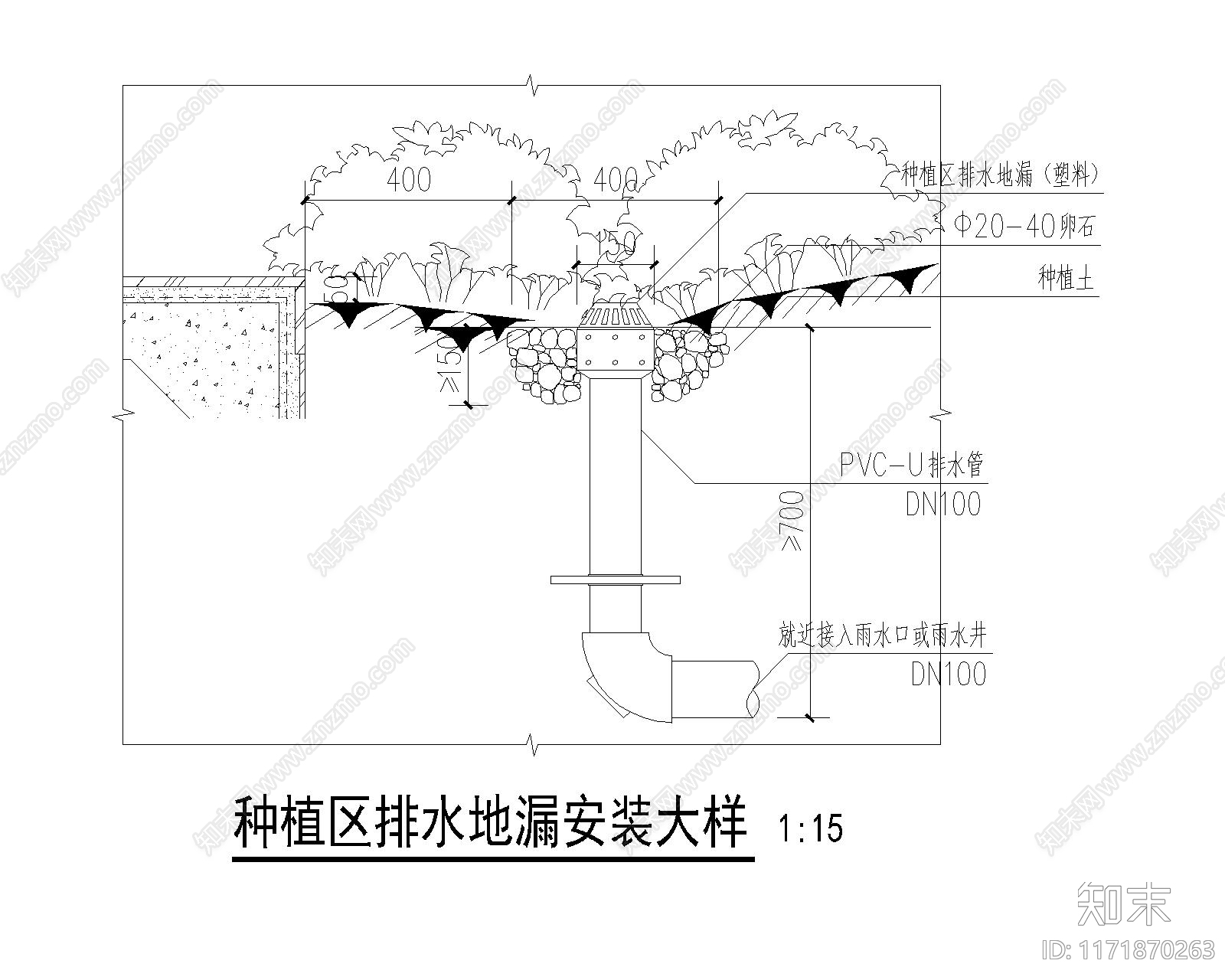 景观节点cad施工图下载【ID:1171870263】