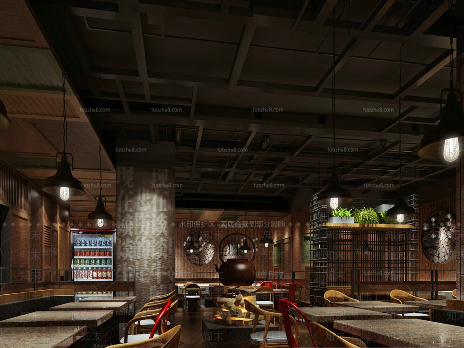 工业其他餐饮空间3D模型下载【ID:1171871511】