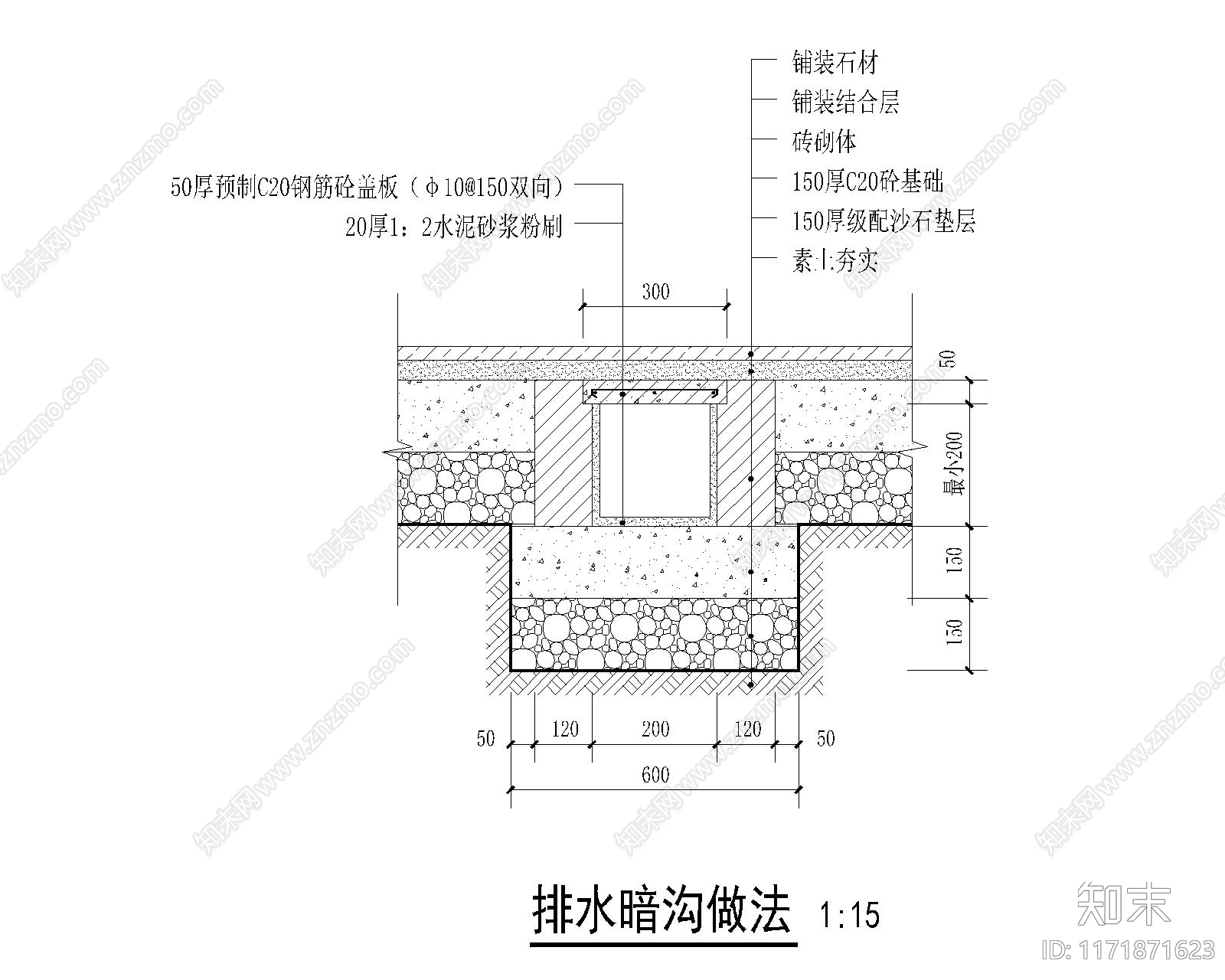 景观节点cad施工图下载【ID:1171871623】