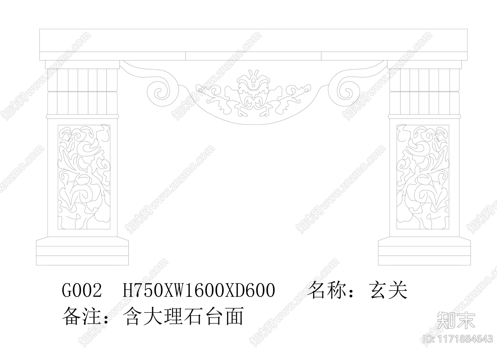 欧式工装图库cad施工图下载【ID:1171884643】