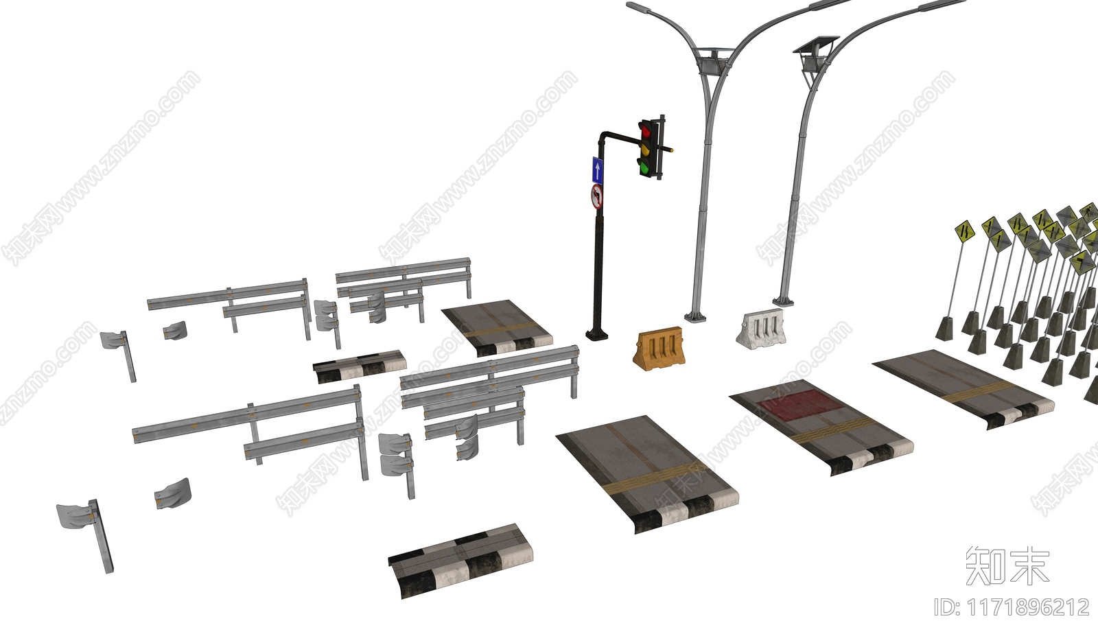 现代道路SU模型下载【ID:1171896212】