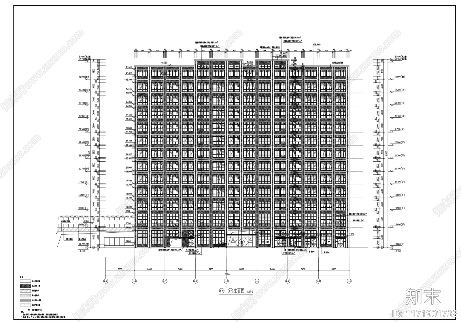 现代其他居住建筑cad施工图下载【ID:1171901732】