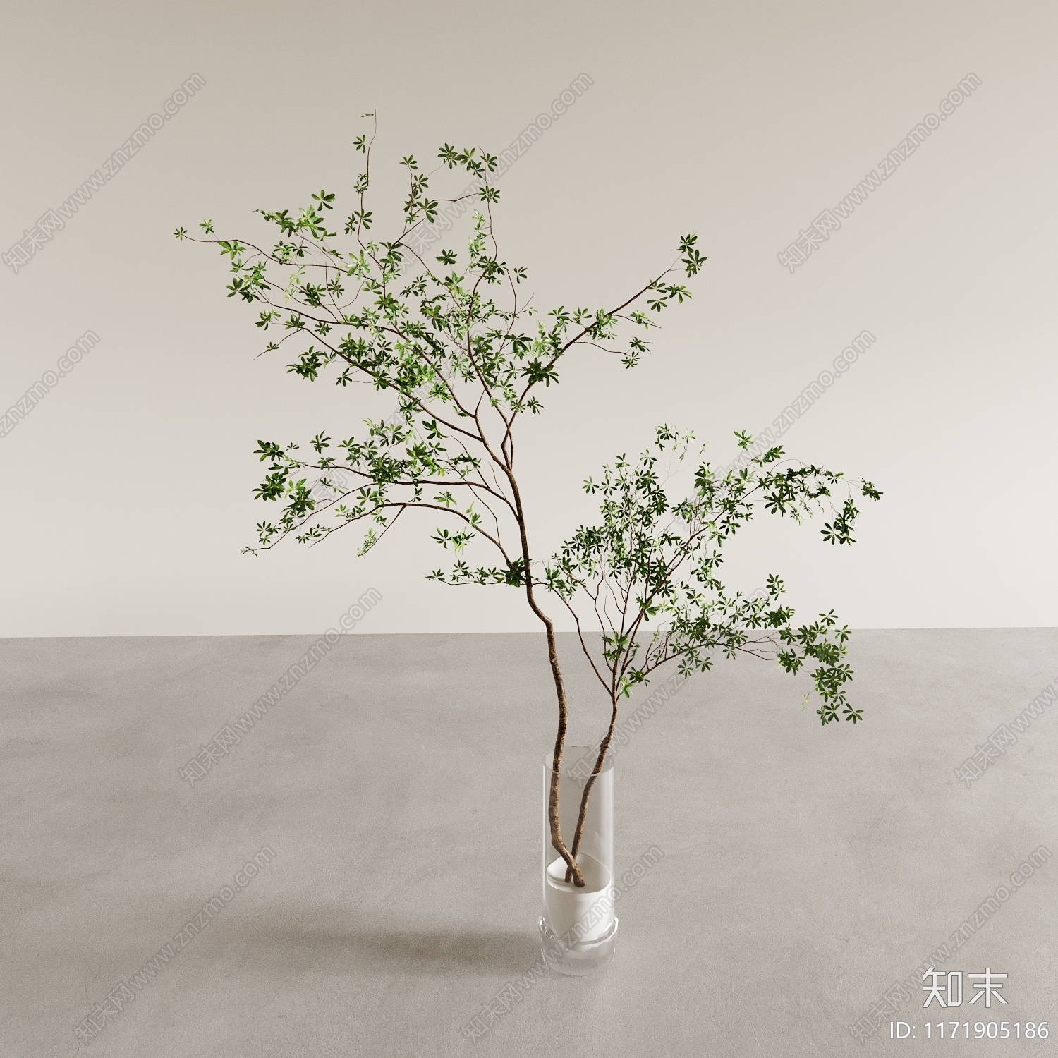 现代极简花瓶3D模型下载【ID:1171905186】